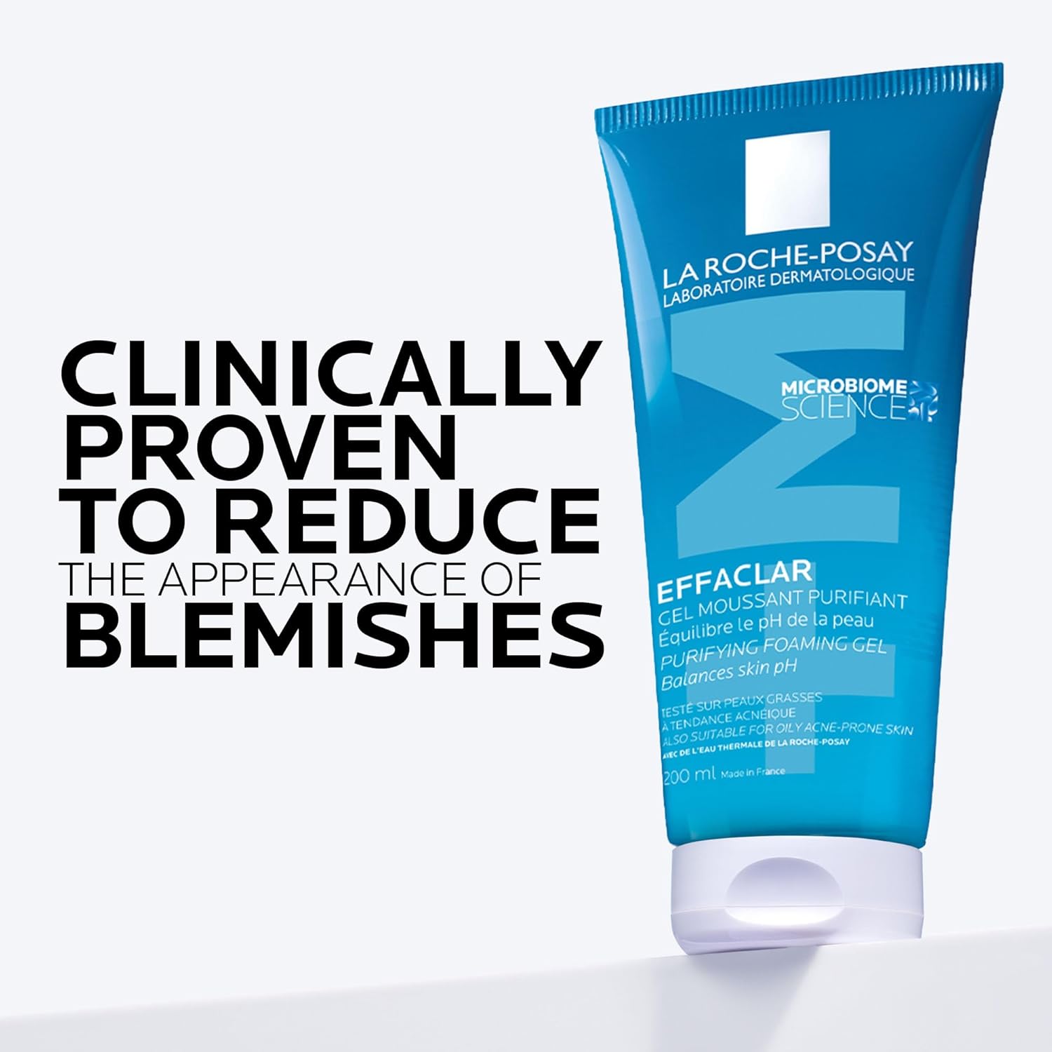 La Roche-Posay Effaclar Purifying Foaming Gel Cleanser For Oily, Breakout-Prone Skin 200ml