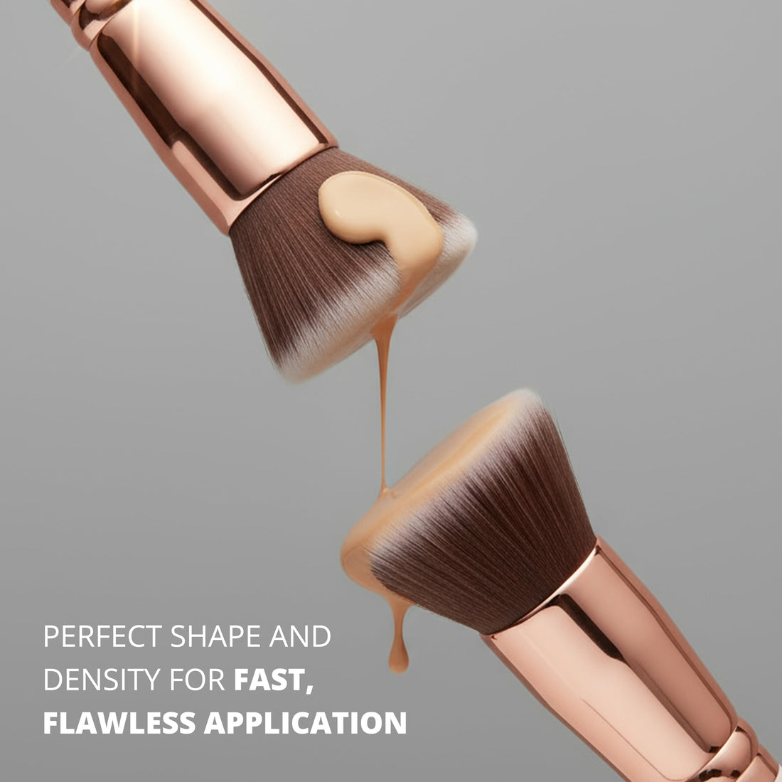 LAMORA Concealer Makeup Brush Under Eye - Angled Flat Top Kabuki Nose Contour Brush - Ideal for Concealing Blending Setting Buffing with Powder Liquid Cream Cosmetic - Small Makeup Foundation Brush Halalzen