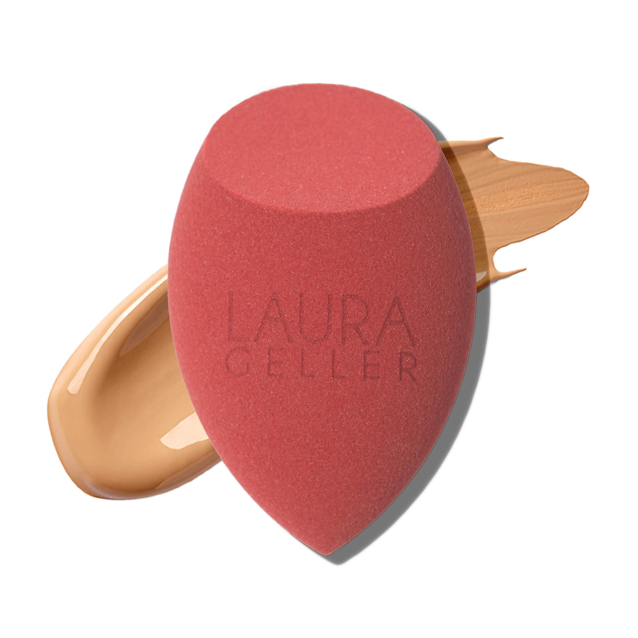 LAURA GELLER NEW YORK Retractable Black Kabuki Brush for Liquid, Cream and Powder Face Makeup With Aluminum Handle Halalzen