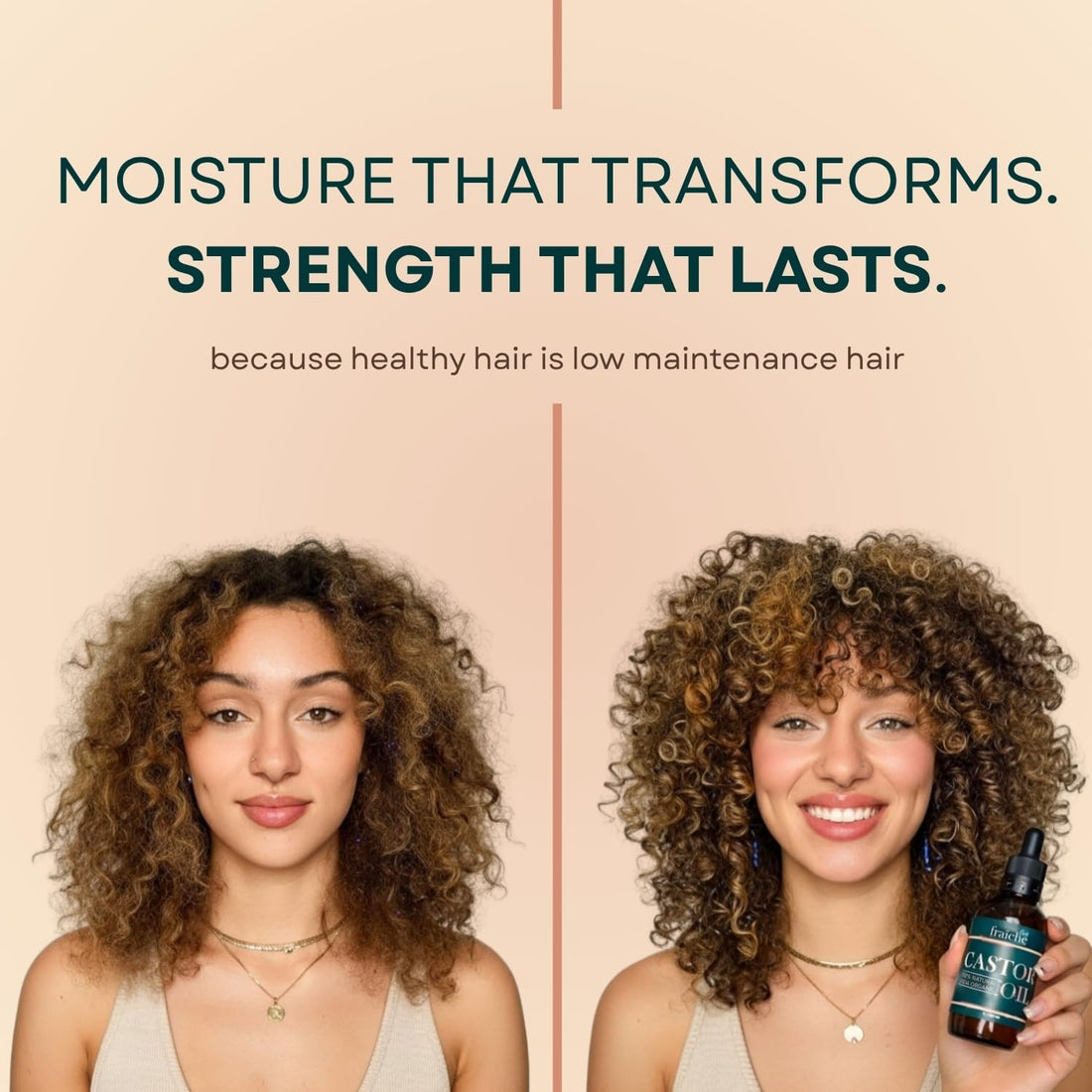 Live Fraiche Organic Castor Oil Lash Serum for Hair Growth, Eyebrow Eyelash Growth Serum, 100% Pure Cold Pressed Hexane Free (2oz Glass Bottle + FILLED Mascara Tube) Halalzen
