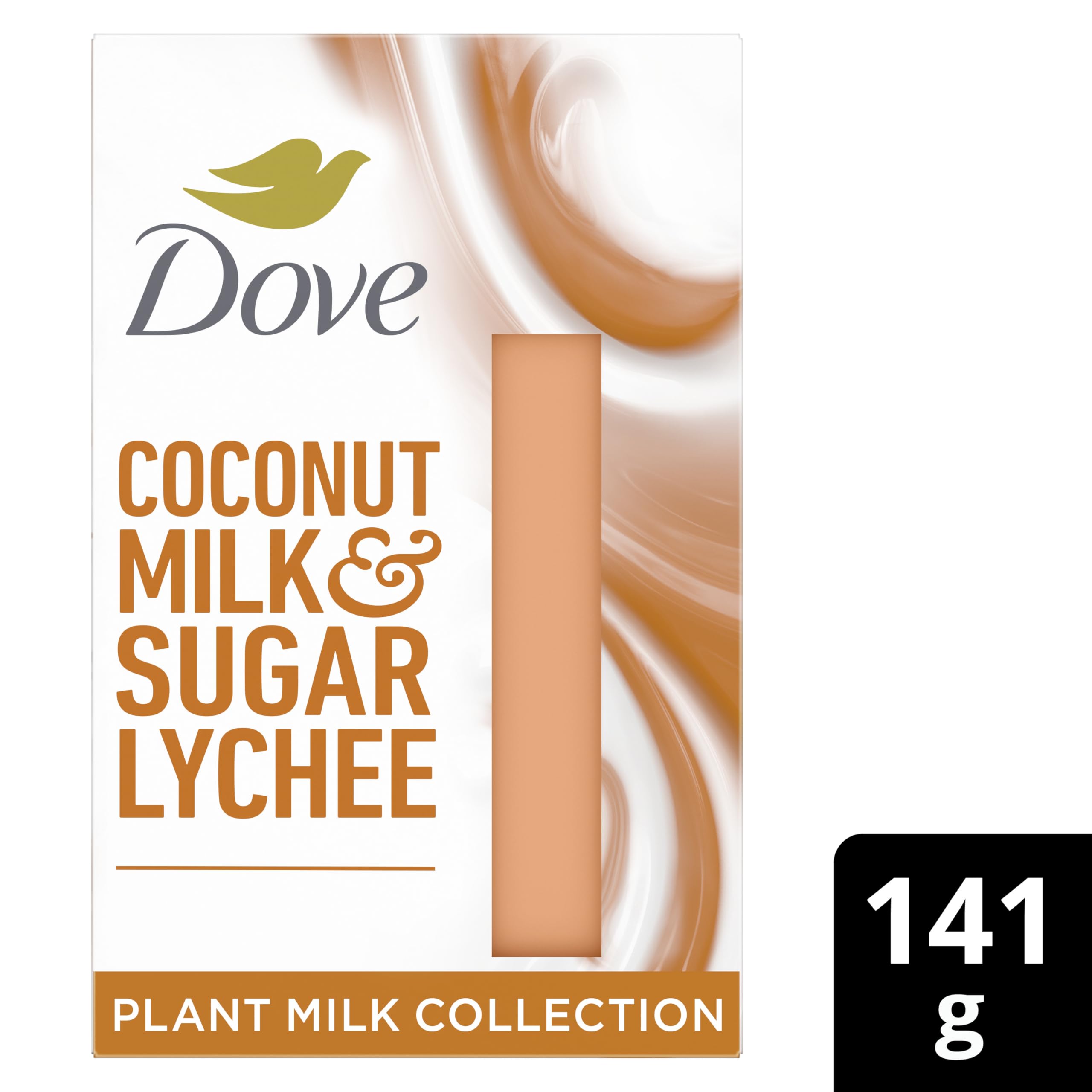 Dove Coconut Milk & Sugar Lychee whole body bar enriched with plant milk Beauty Bar Bar Soap for soft and smooth skin 141 g Halalzen