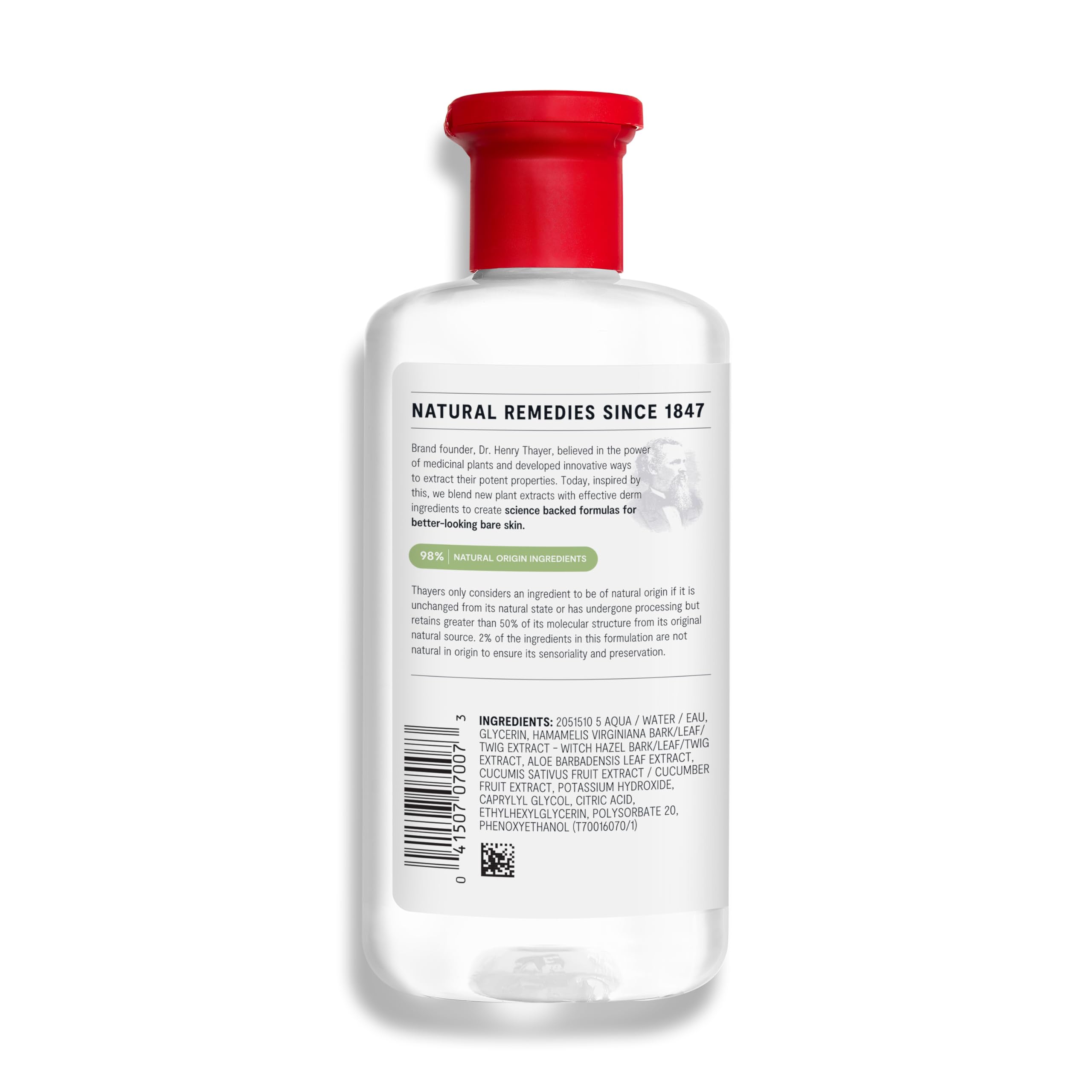 Thayers Witch Hazel Facial Gentle Rose Petal Toner Lotion with Organic Aloe Vera, All Day Hydration, Redue Pores & Improve Skin Texture, Vegan & Alcohol Free, 355ml