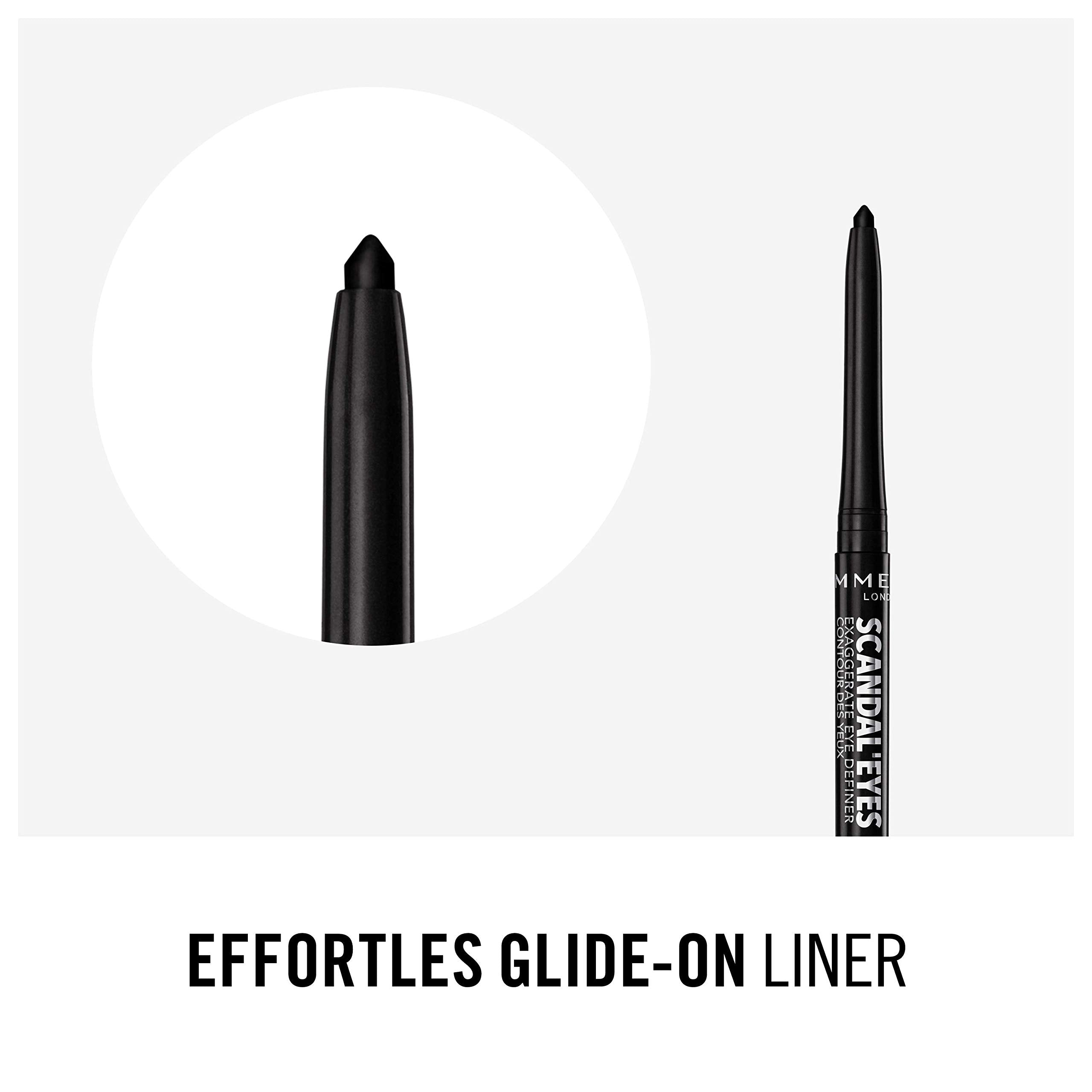 Rimmel London Scandaleyes Exaggerate Eye Definer, 001 Intense Black, 0.35g Halalzen