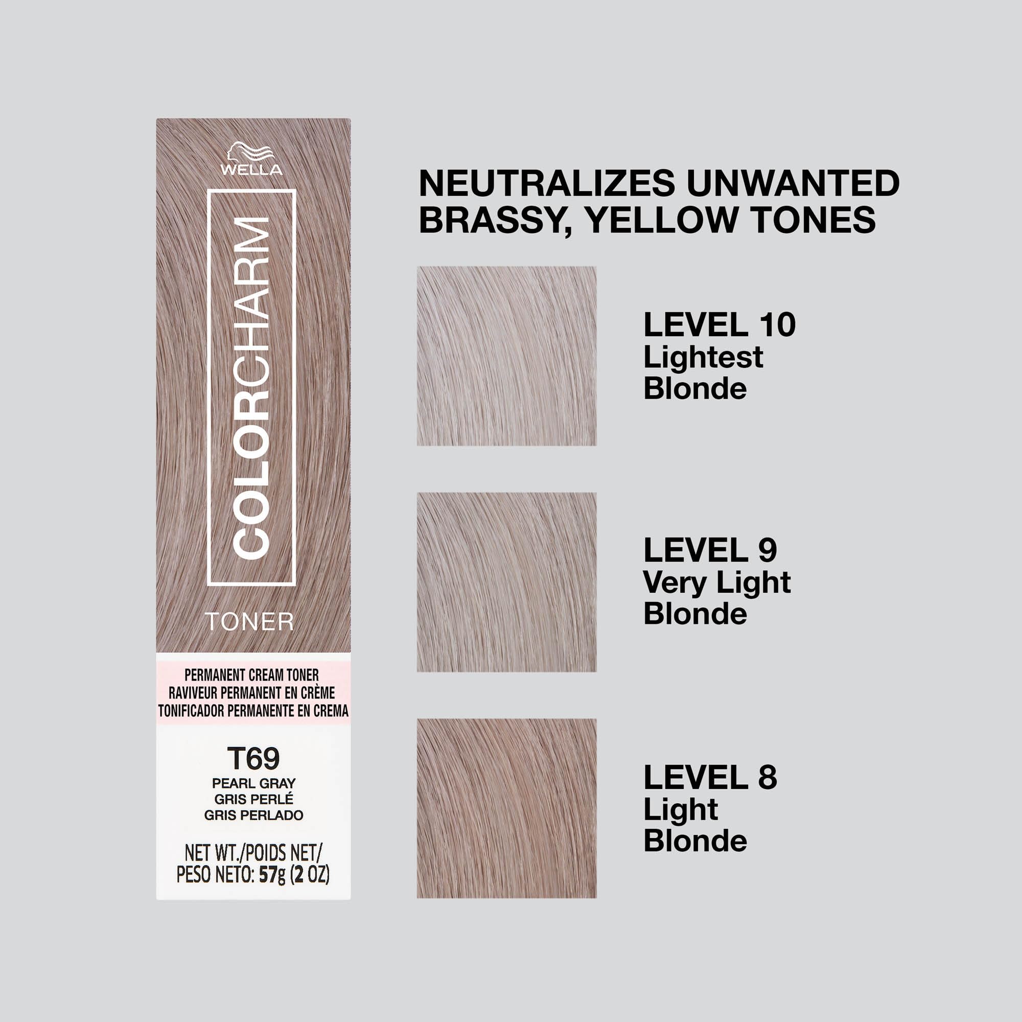 COLORCHARM Permanent Crème Hair Toner | Free of Animal-Derived Ingredients, Parabens Free & Gluten Free | 2 oz