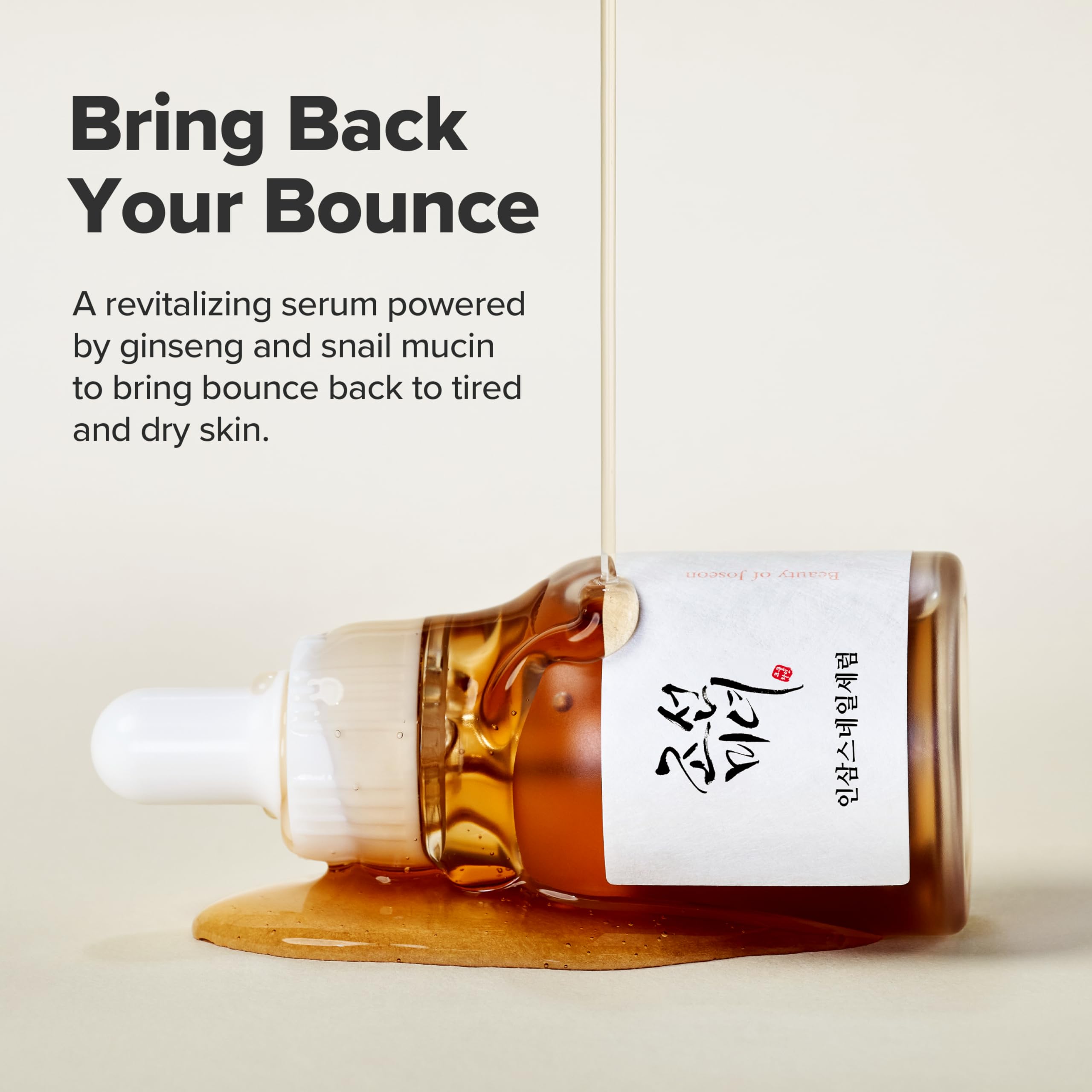 Beauty of Joseon Serum Line Revive Serum Ginseng + Snail Mucin 30ml, 1fl oz. Halalzen