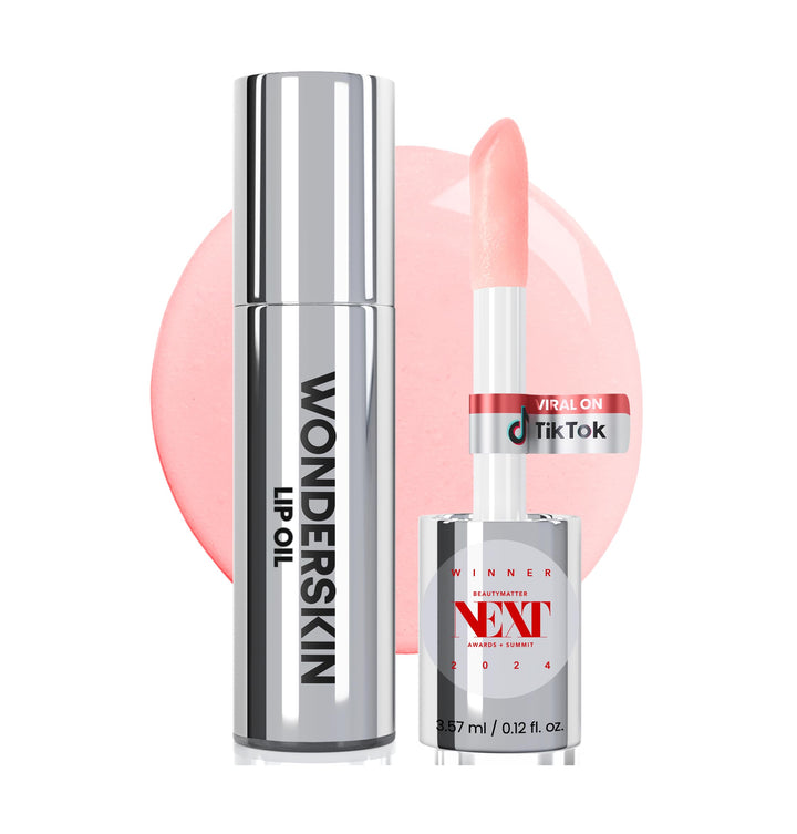 Wonderskin Lip Oil Rehab Serum - Tinted Lip Oil, Hydrating, Moisturizing, and Non-Sticky Deep Red Tint Serum for Dry Lips (Honey) Halalzen