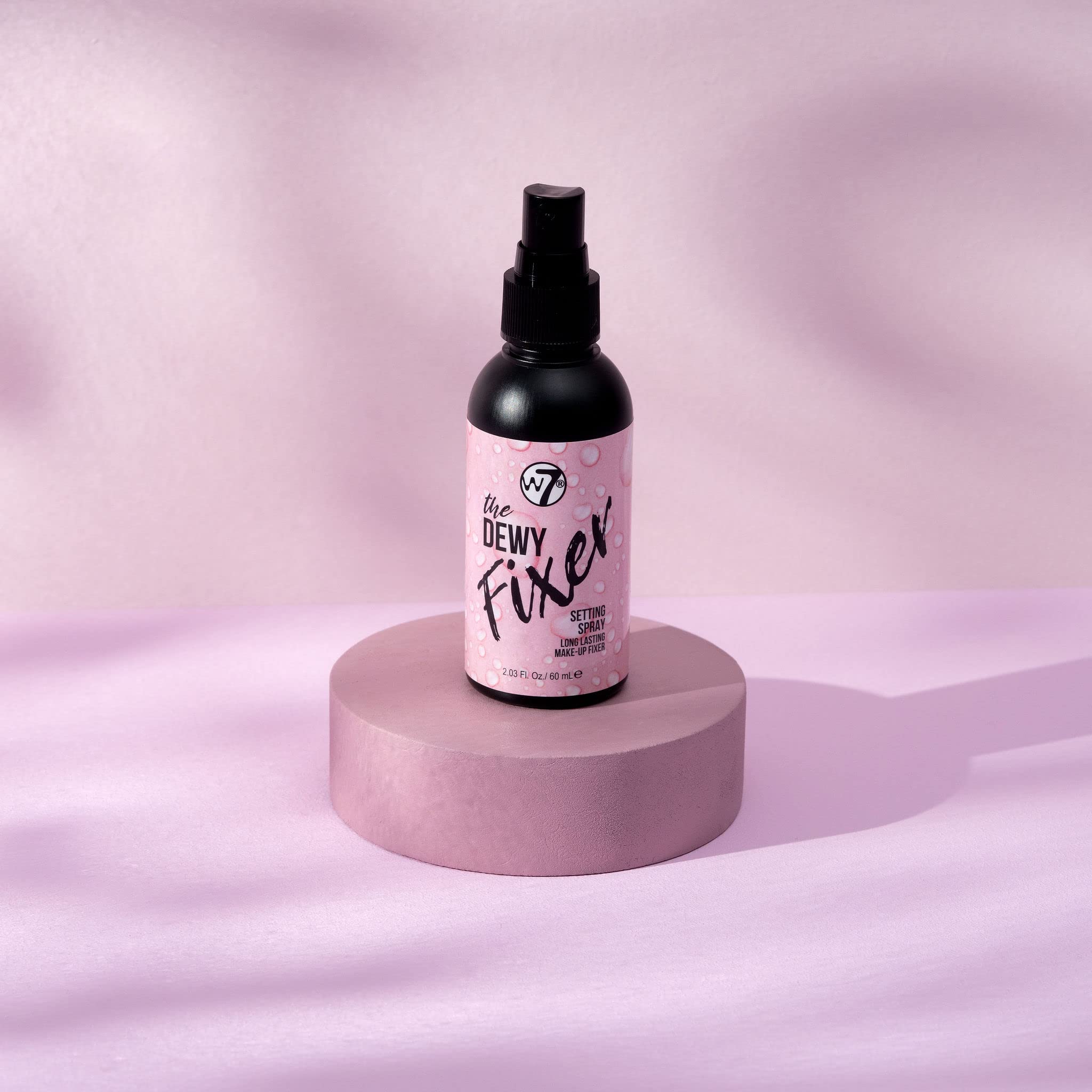 W7 The Fixer Duo - Makeup Setting Spray 2Pcs Set - Dewy & Matte Finishes For Fixing Professional Makeup Halalzen