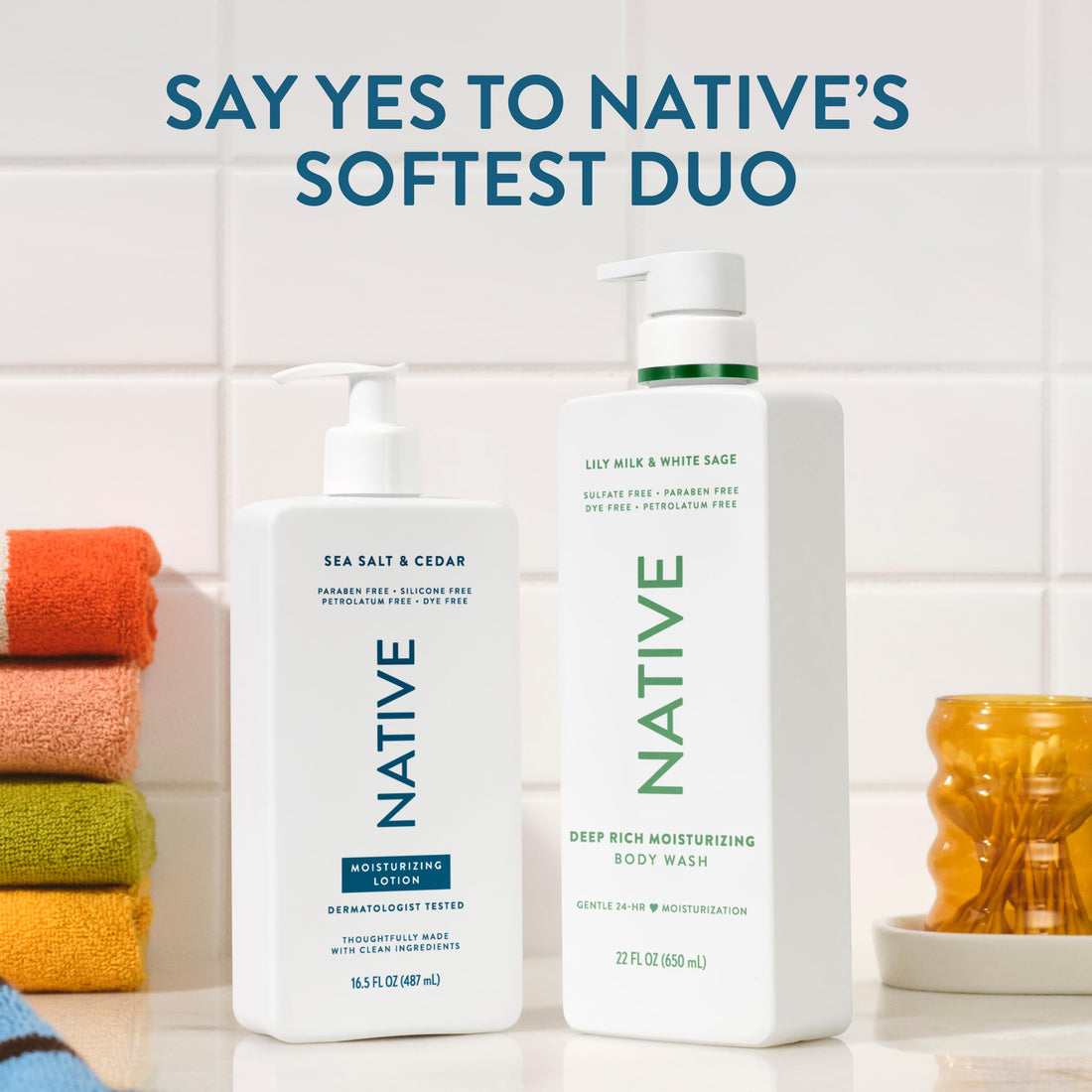 Native Body Lotion, Coconut & Vanilla, 48-Hour Hydration for Dry & Sensitive Skin, Made with Plant-Based Moisturizers like Shea Butter, Silicone & Paraben Free, 16.5 fl oz Halalzen