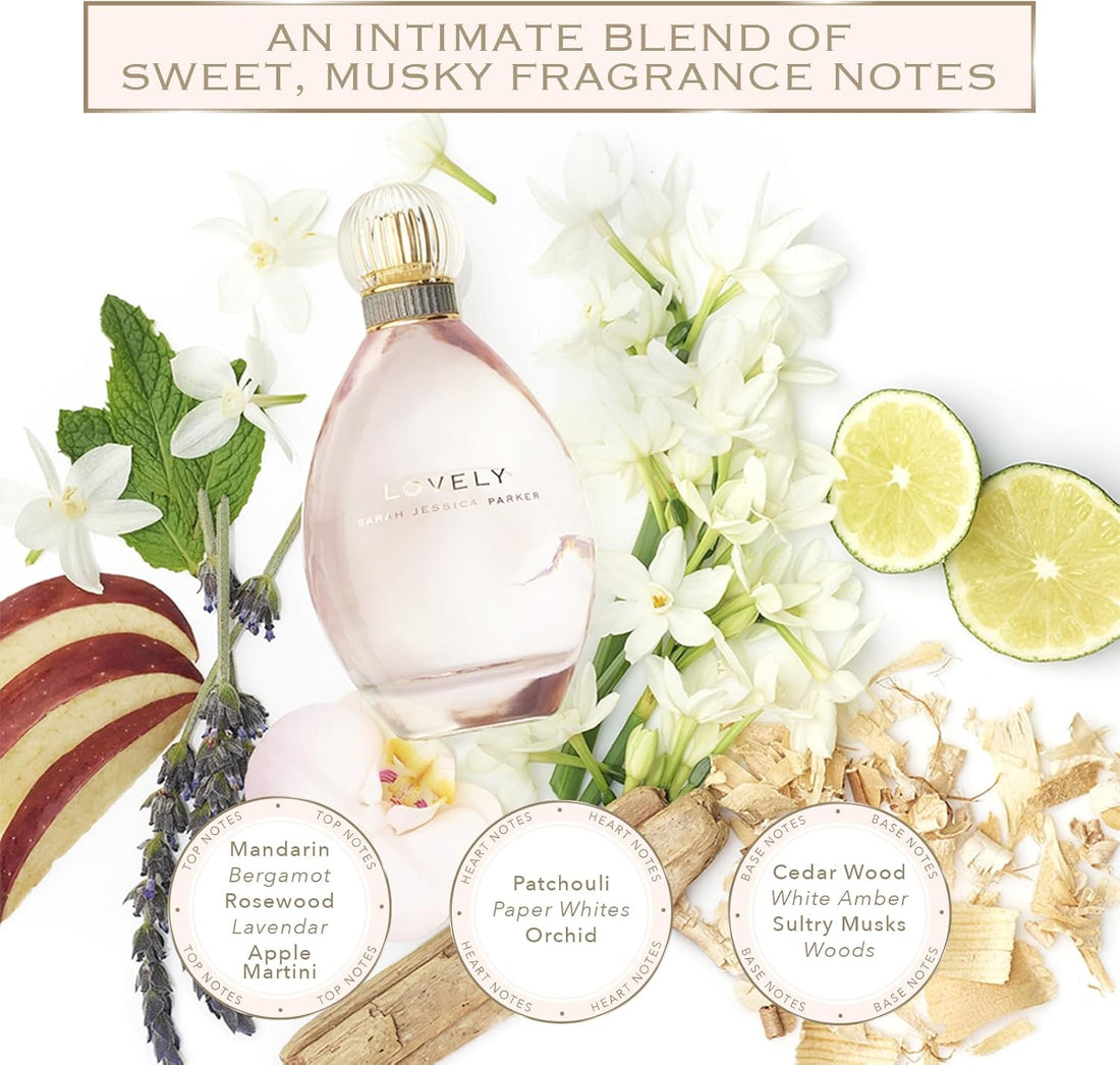 Lovely by SJP Eau de Parfum 200ml – Sarah Jessica Parker Perfume for Women, Floral Woody Musk Ladies Fragrance Spray, Long Lasting Womens Perfume Halalzen