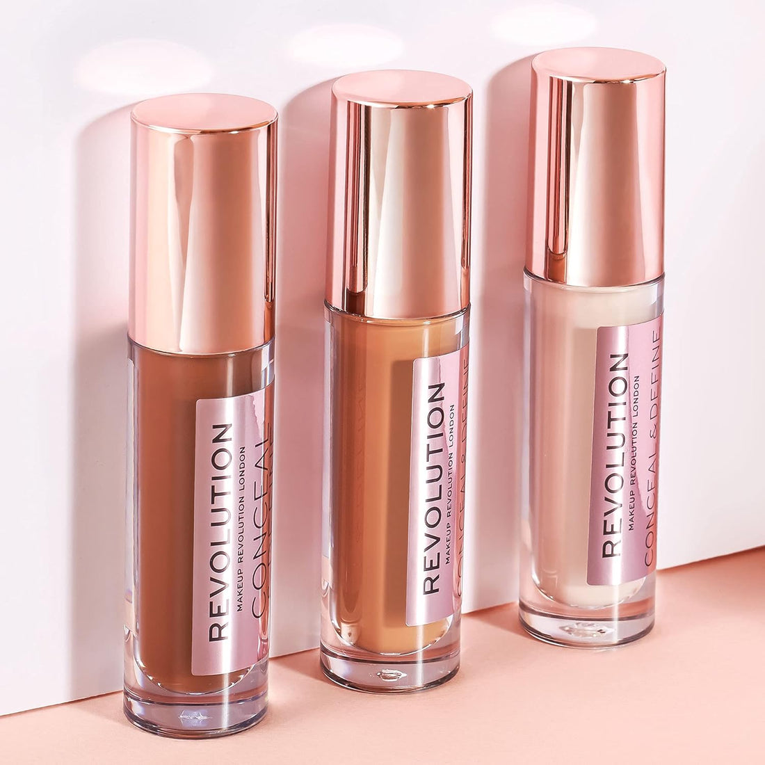 Revolution Conceal & Define Concealer, Lightweight, Long-Lasting, Full Coverage Face Makeup, C10, 4g Halalzen