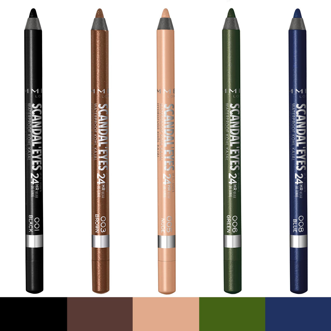 Rimmel Scandal'Eyes Waterproof Eyeliner, Brown Halalzen