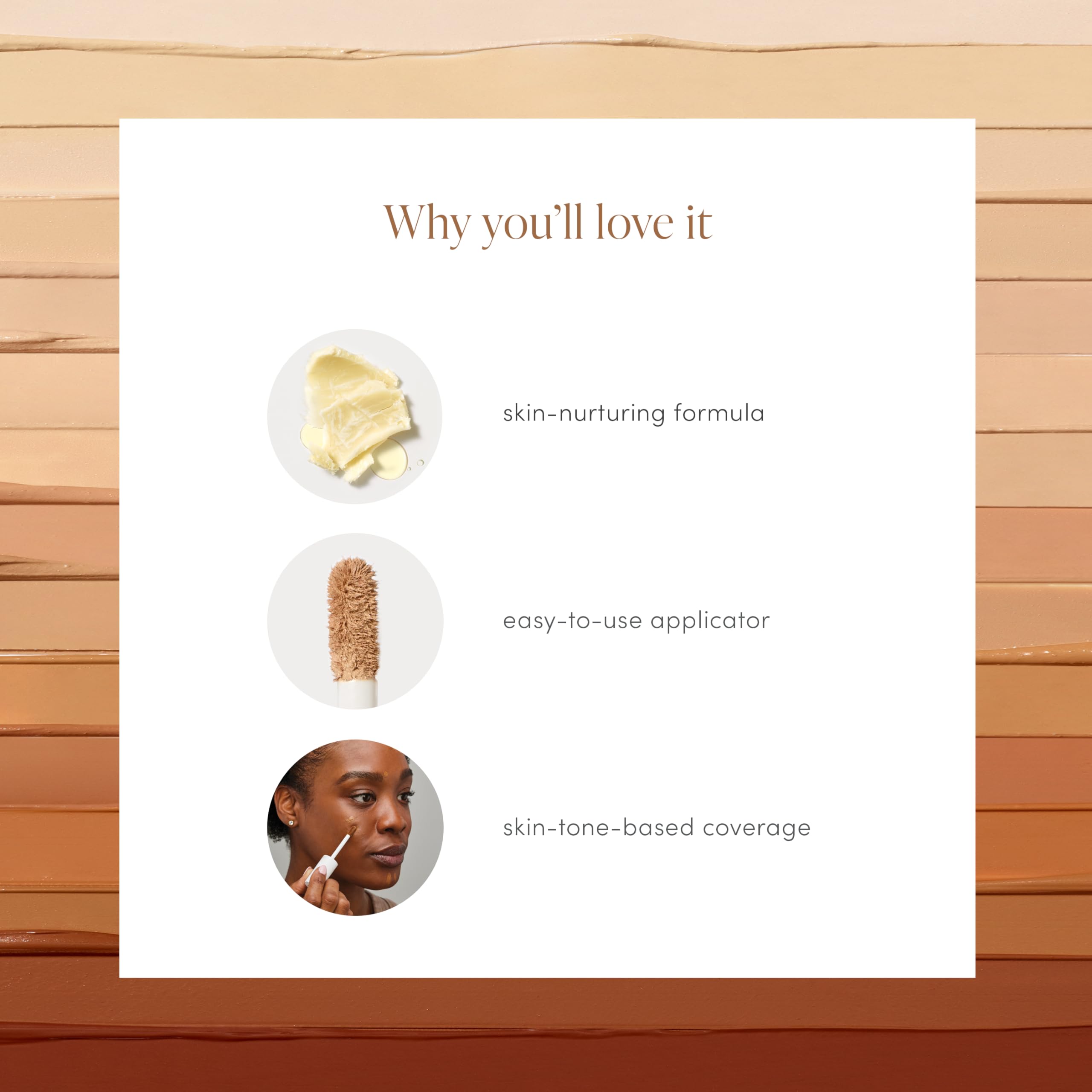 Jane Iredale PureMatch Liquid Concealer, Lightweight, Creamy Formula with Medium Coverage Conceals, Brightens, & Defines, Soft Matte Finish, Long-Wear