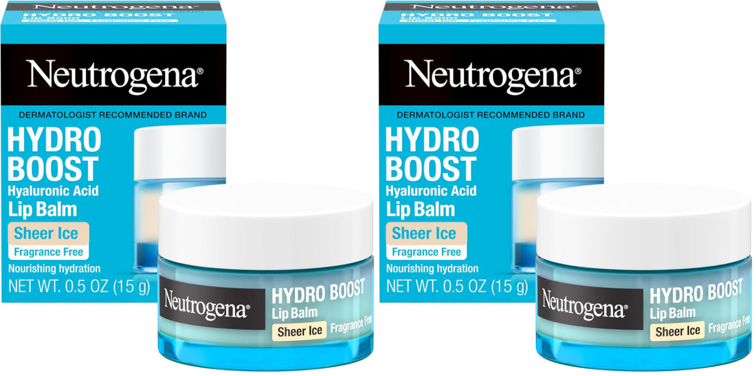Neutrogena Hydro Boost Hyaluronic Acid Lip Balm, Nourishing Vitamin E Leaves Lips Feeling Hydrated, Sheer Pink Tinted Color with a Sweet Berry Flavor, Sheer Berry, 0.5 oz Halalzen