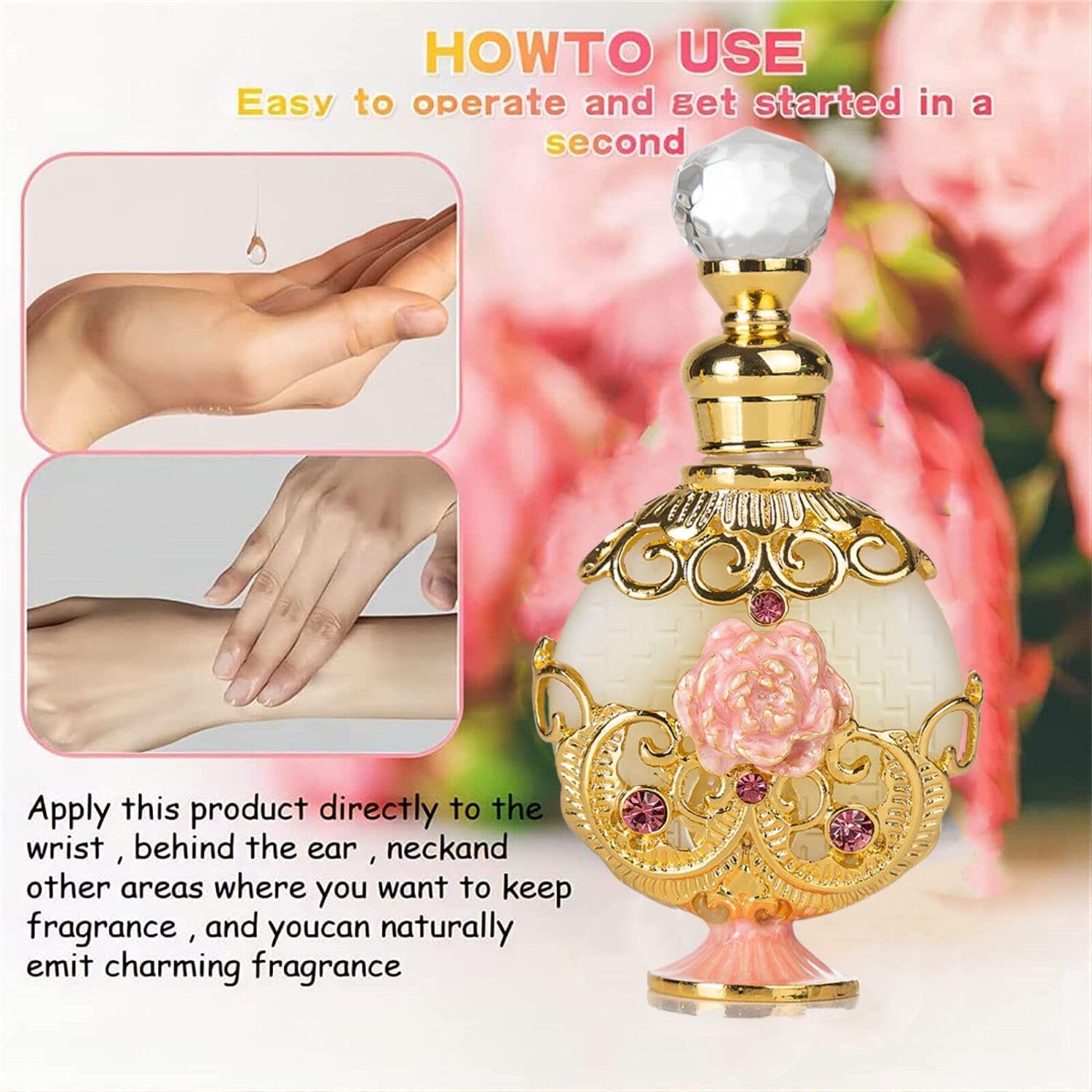 Perfume for Women, Halal Dubai Retro Concentrated Perfume Oil - Long Lasting Exquisite Vintage Fragrance Gift - The Luxurious Scent - 0.5Oz