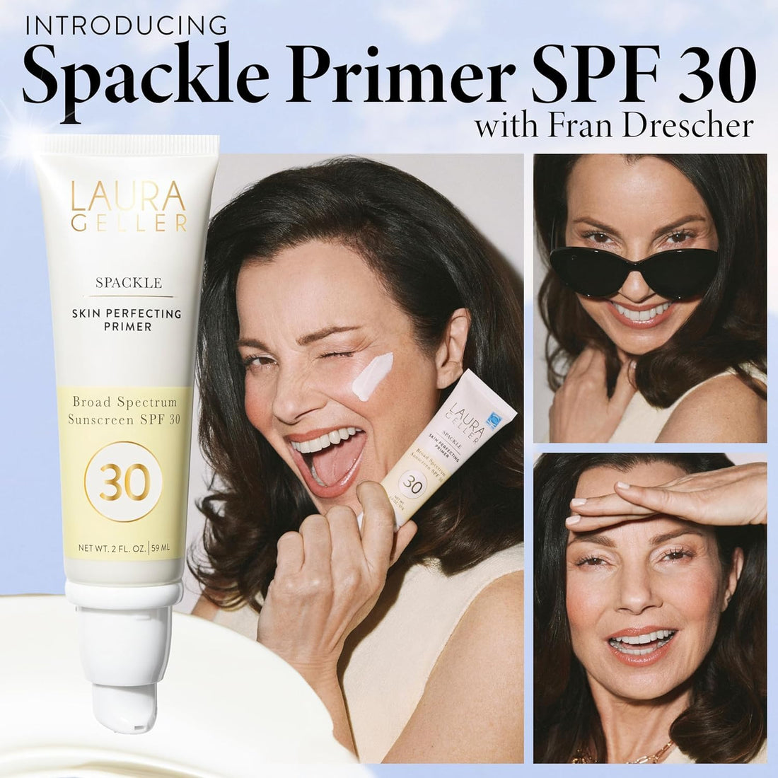 LAURA GELLER NEW YORK Spackle Primer - Hydrate - Super-Size 2 Fl Oz - Hyaluronic Acid Makeup Primer for Mature Skin Halalzen