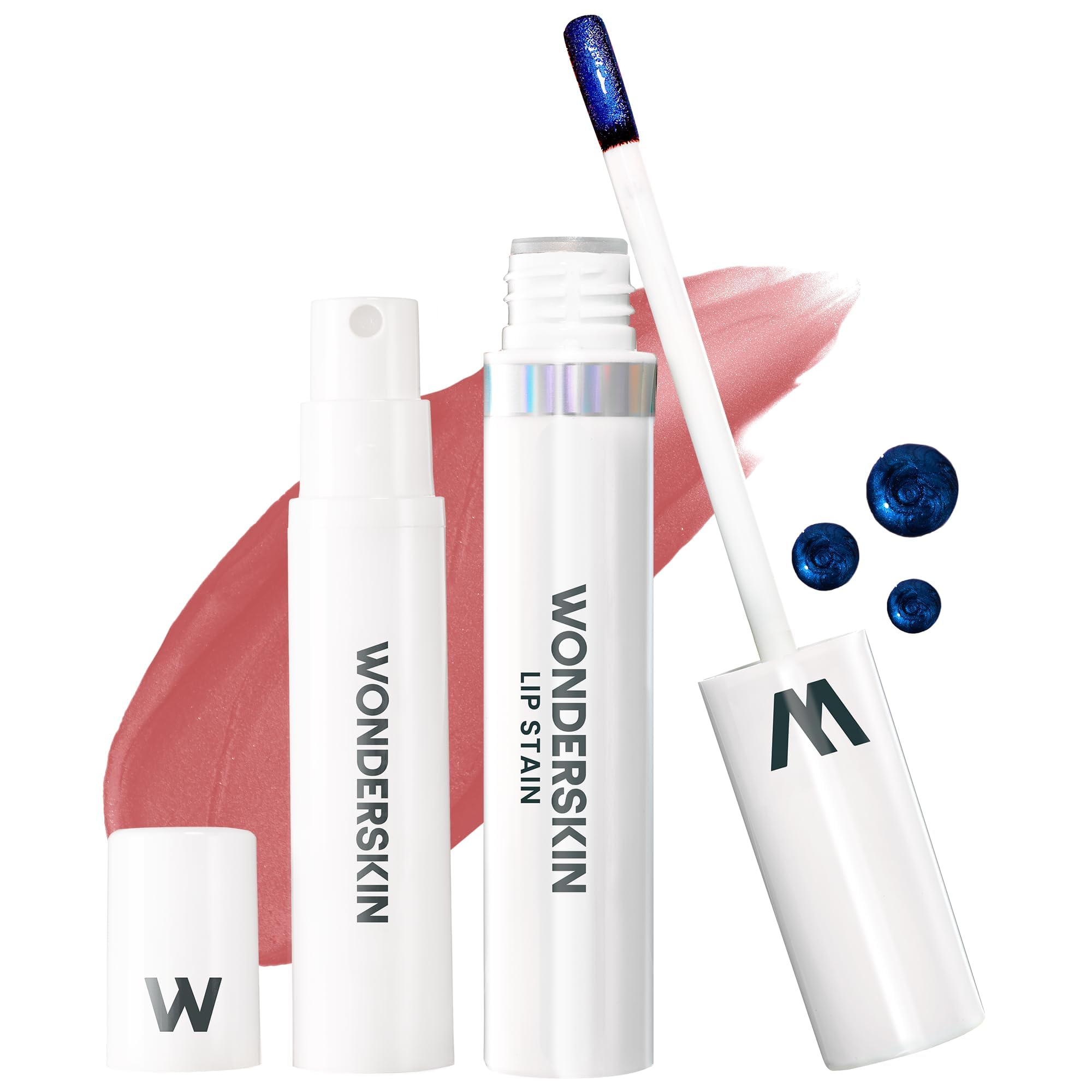 Wonderskin Wonder Blading All Day Lip Stain Peel Off Masque - Long Lasting, Waterproof and Transfer Proof Pink Lip Tint, Matte Finish Peel Off Makeup (First Kiss Masque) Halalzen