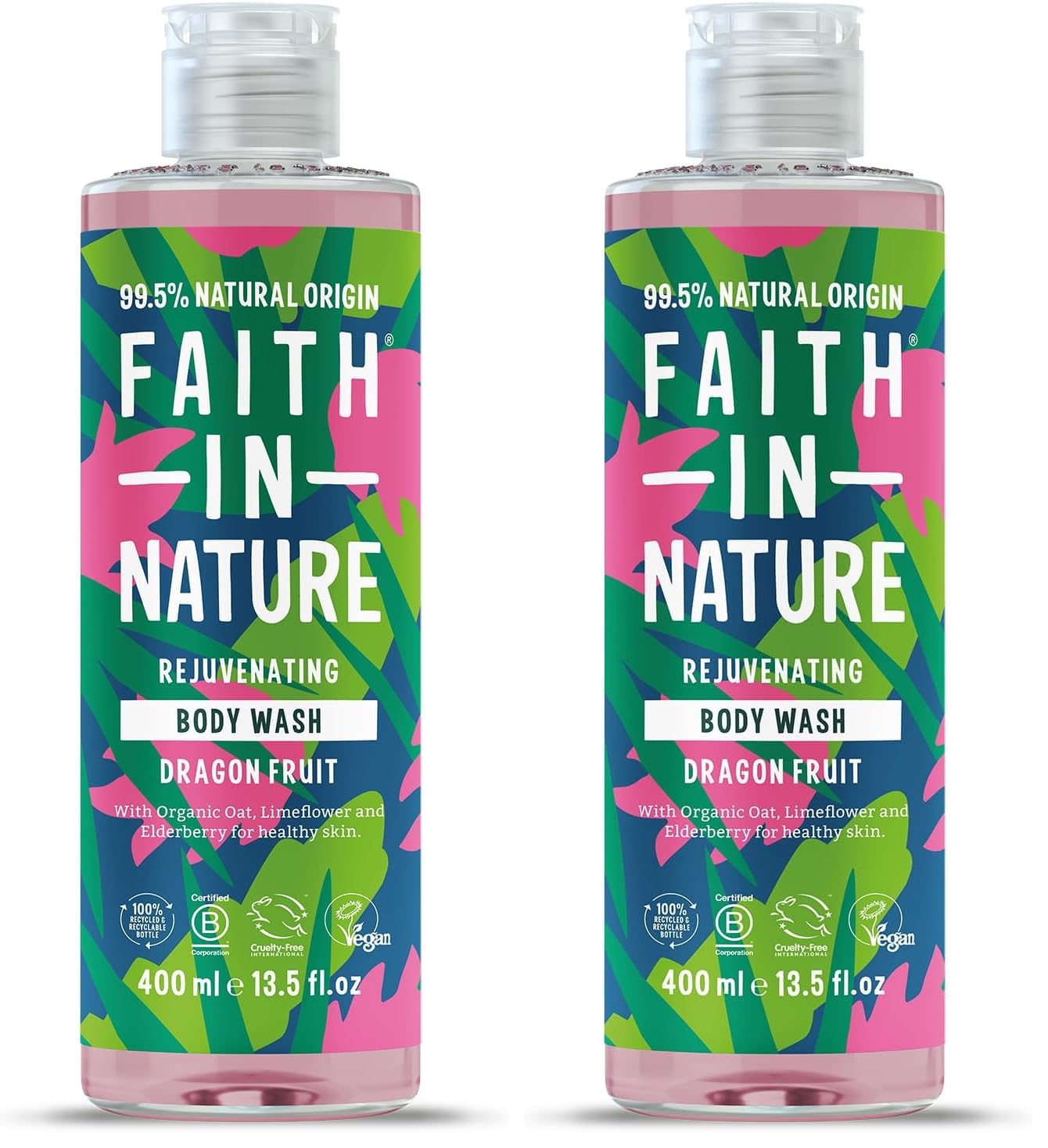 Faith In Nature Natural Aloe Vera Body Wash, Soothing Shower Gel, Vegan and Cruelty Free, No SLS or Parabens, 400 ml