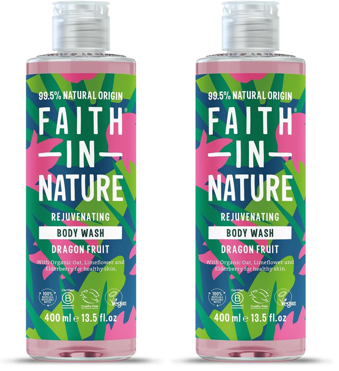 Faith In Nature Natural Aloe Vera Body Wash, Soothing Shower Gel, Vegan and Cruelty Free, No SLS or Parabens, 400 ml