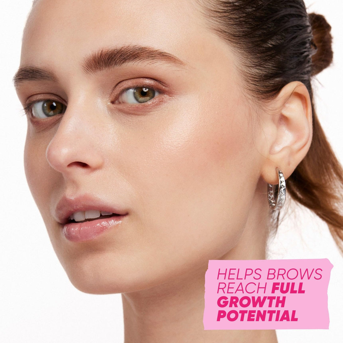 Kosas Air Brow Tinted Eyebrow Gel – Volumizing Brow Gel with Flexible Long-Lasting Hold, Soft Brown