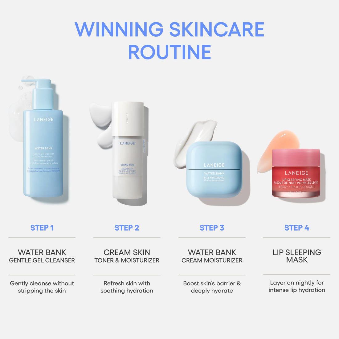 Laneige Skincare & Lip Care Holiday Gift Sets – Lip Mask, Water Bank, Lip Glowy Balm – Beauty Essentials for Gifting & Self-Care Halalzen