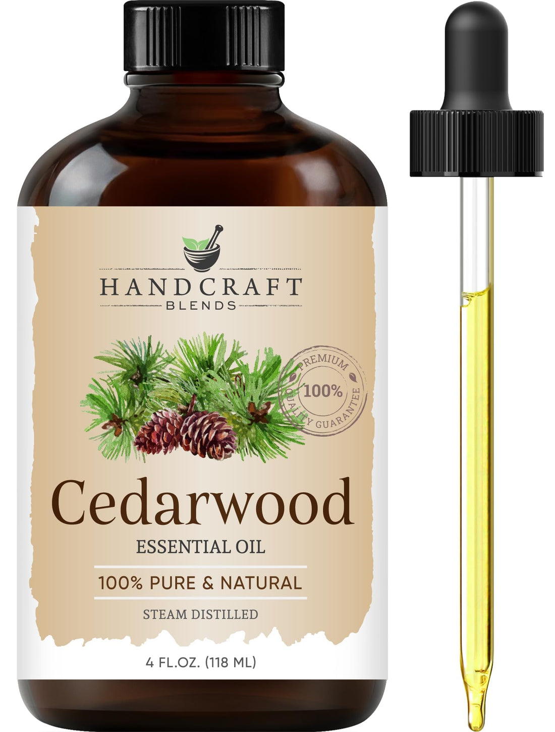 Handcraft Blends Eucalyptus Essential Oil - Huge 118 ml - 100% Pure and Natural - Premium Grade with Glass Dropper