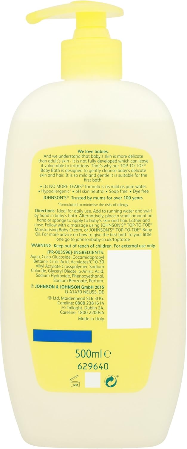 Johnson's Baby Top-to-Toe Bath 500 ml