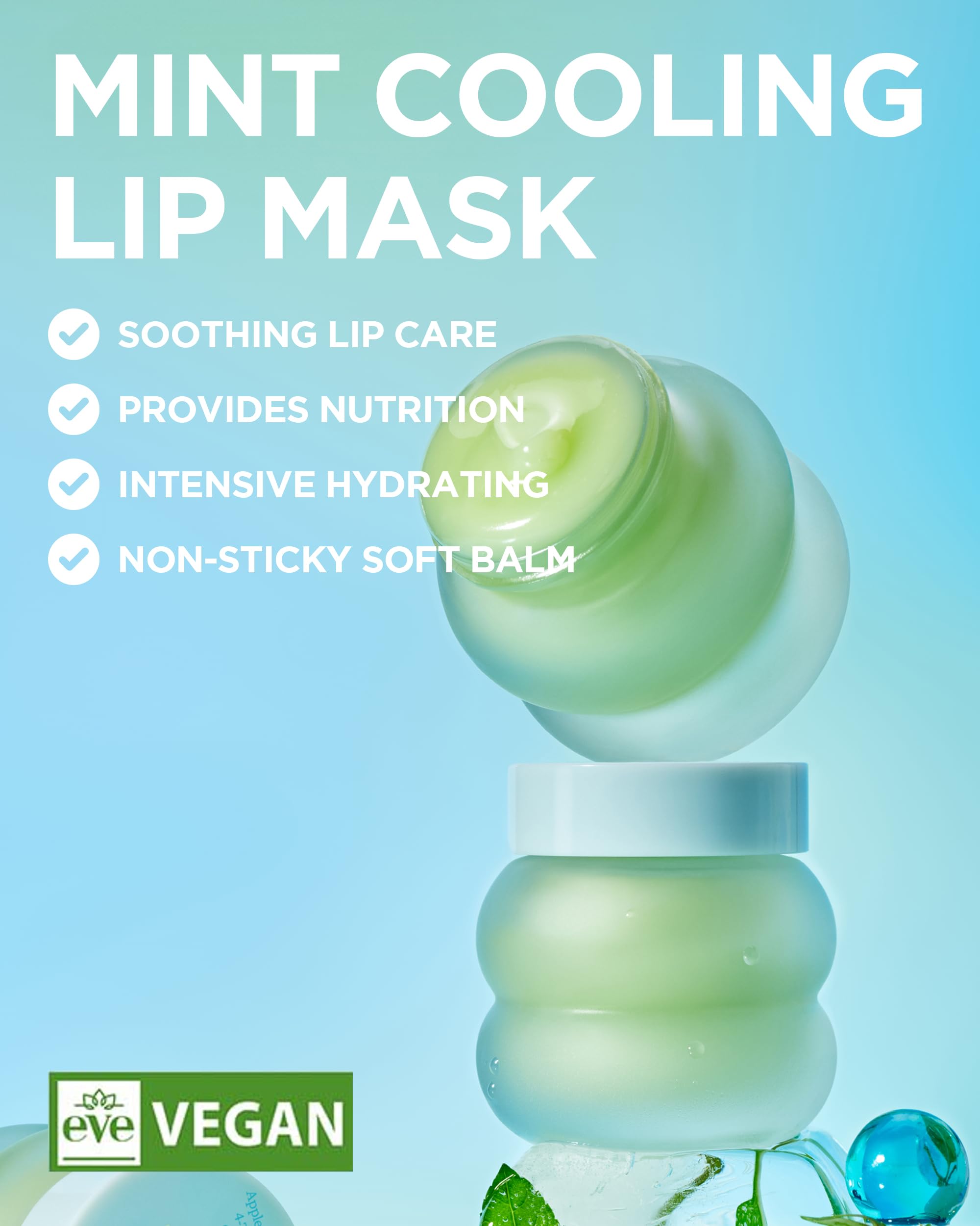 TOCOBO Vita Glazed Lip Mask – Vegan Overnight Lip Sleeping Mask for Dry, Chapped Lips | PHA (Lactobionic Acid) Gentle Exfoliation | Non-Sticky Glazed Balm, Korean Skincare, 0.68 oz Halalzen