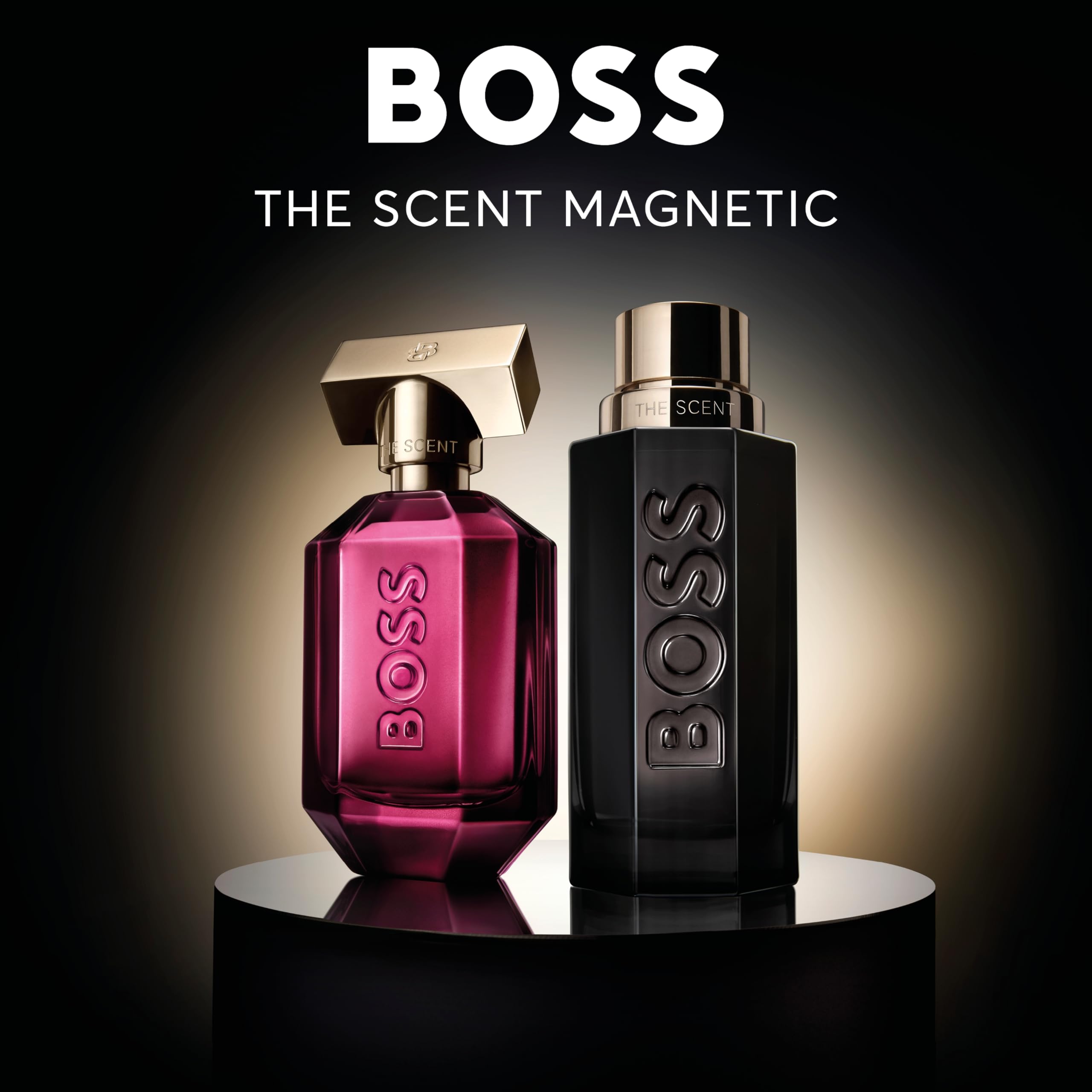 BOSS The Scent Magnetic - Eau de Parfum for Him - Ambery & Fruity Fragrance with Notes of Maninka Fruit, Bran Absolute and Vanilla - High Longevity