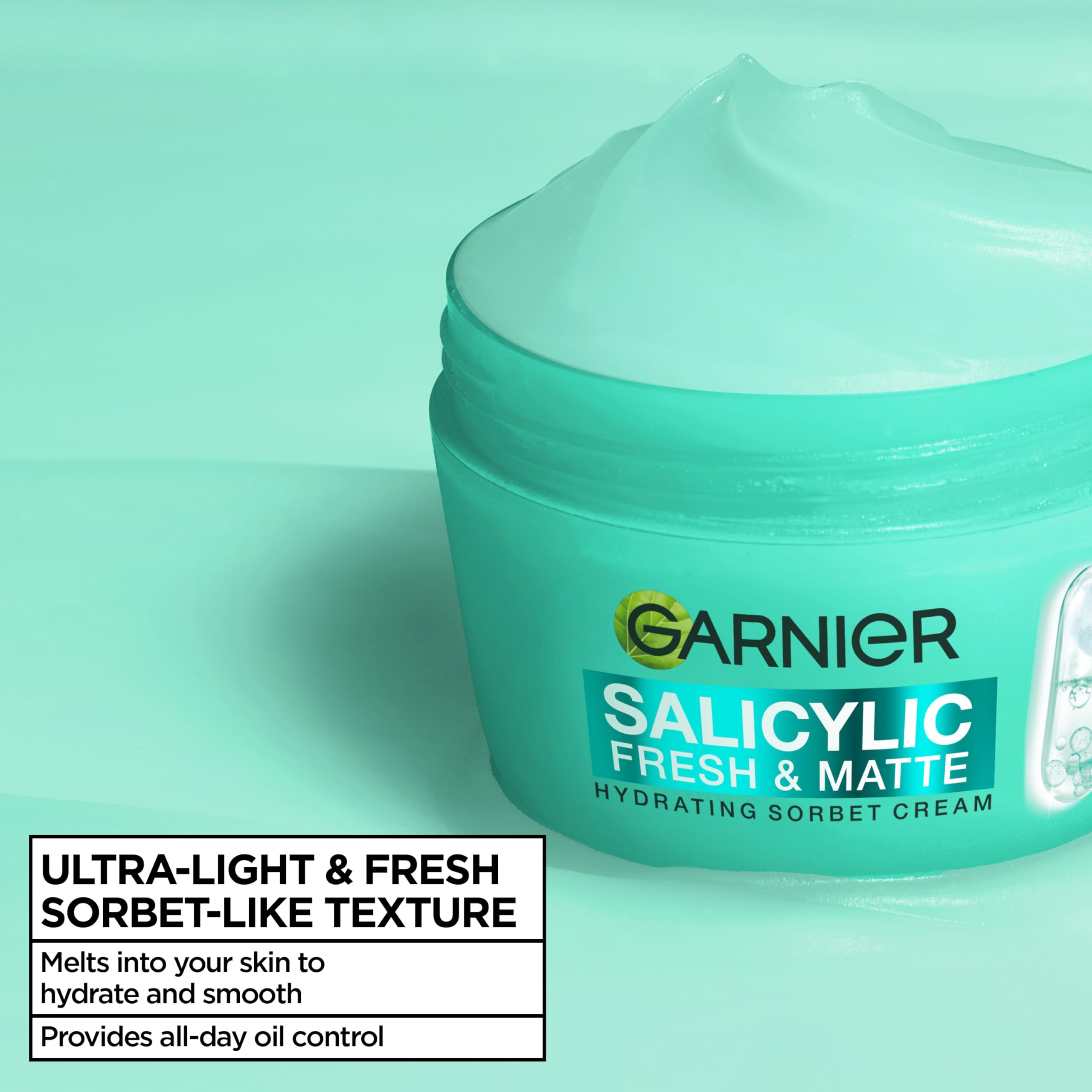 Garnier Vitamin C* Fresh & Bright Hydrating Sorbet Cream, 4% Vitamin C* & Niacinamide, Ultra Fresh & Light, For Dull, Uneven Skin, Cruelty Free International & Vegan - 85ml