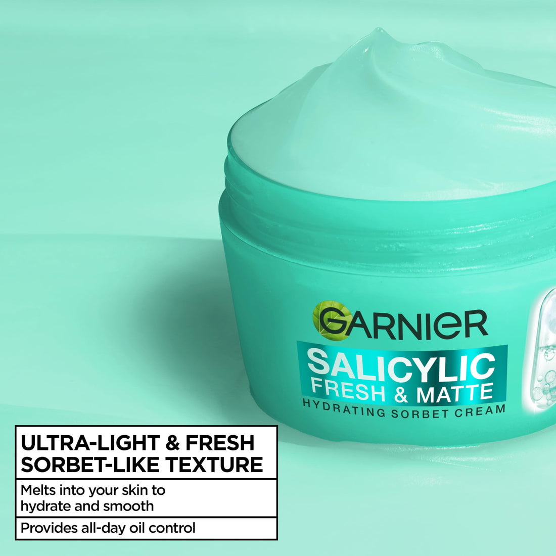 Garnier Vitamin C* Fresh & Bright Hydrating Sorbet Cream, 4% Vitamin C* & Niacinamide, Ultra Fresh & Light, For Dull, Uneven Skin, Cruelty Free International & Vegan - 85ml