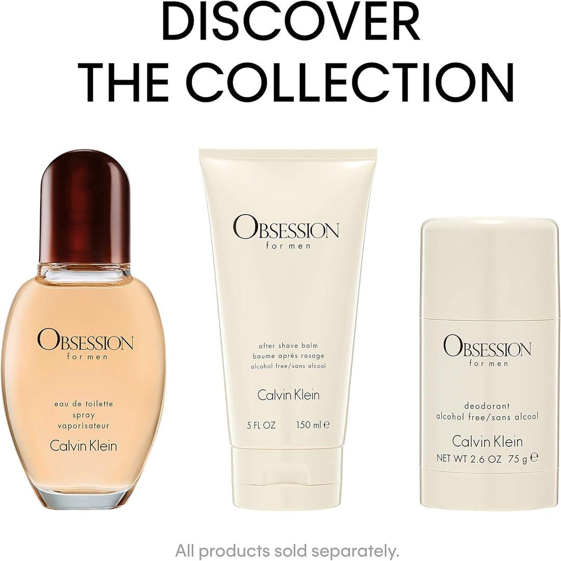 Calvin Klein Obsession for Men, Eau de Toilette, Fresh Bergamot accord With Notes of Mandarin, Lavender and Sage, Medium Longevity, 125ml