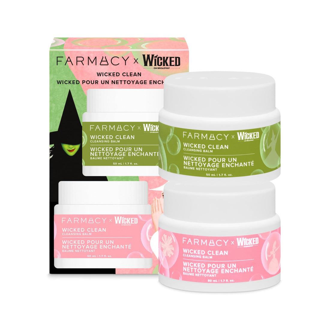 Farmacy Makeup Remover Cleansing Balm - Green Clean Waterproof Makeup Remover + Oil Based Cleanser - Gentle Exfoliating Double Cleanser - Melts From Balm to Milky Lather (30ml) Halalzen