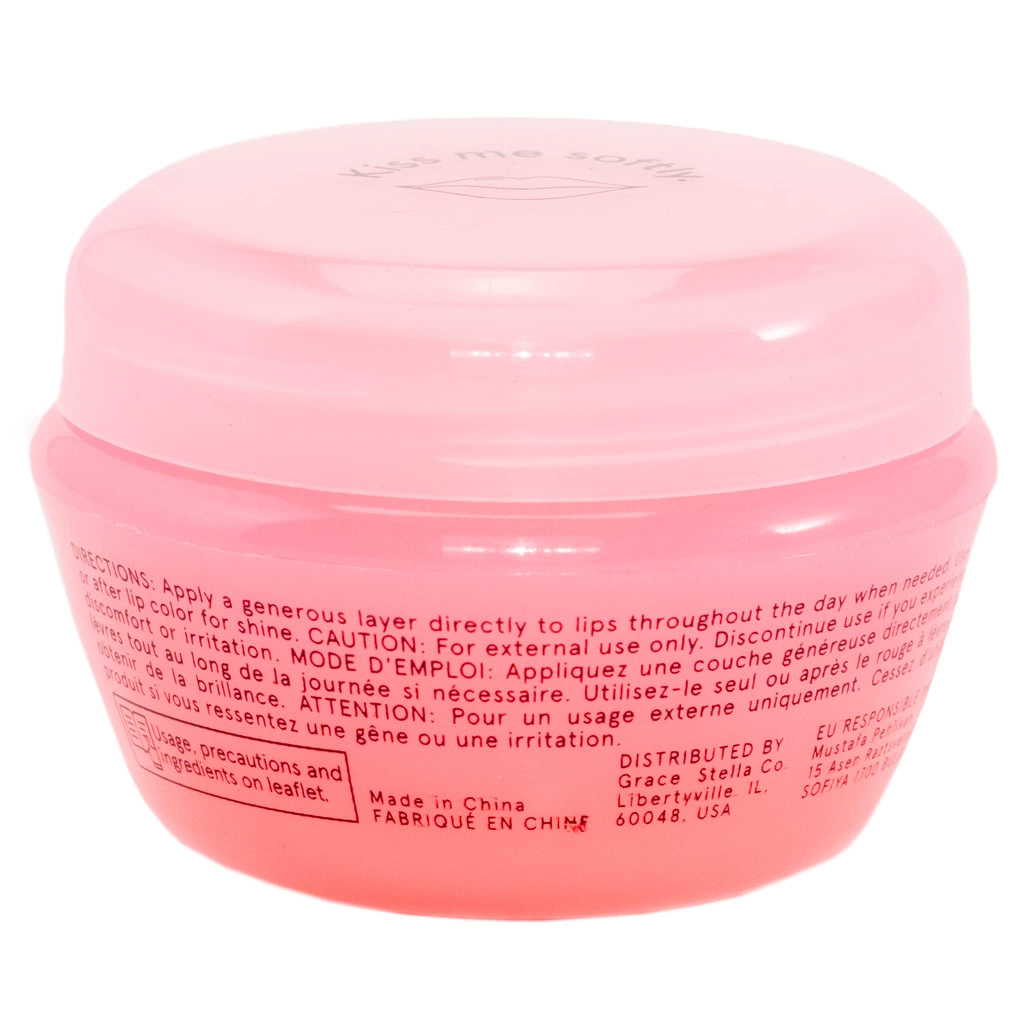 grace & stella Award Winning Lip Butter - Hydrating Lip Balm - Nourishing Lip Mask (1-pack) Travel Essentials, Travel Size Toiletries, Birthday Gifts for Women & Teens - Overnight Lip Repair - Vegan Halalzen