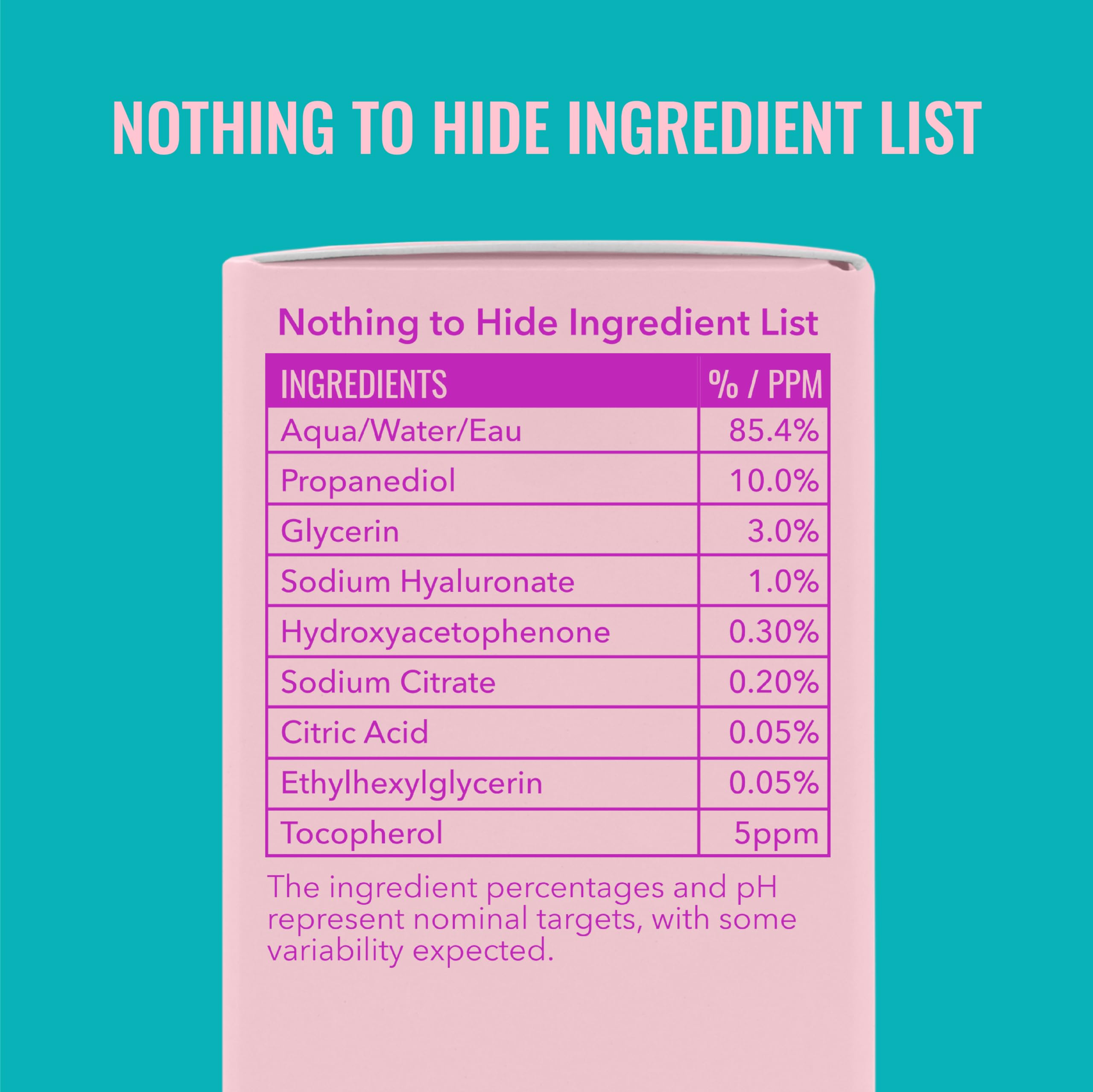 Good Molecules Hyaluronic Acid Serum - 1% Hyaluronic Acid Non-greasy Ultra Hydrating Serum, Facial Moisturizer for Plumper Skin, Skin Care for Face Halalzen