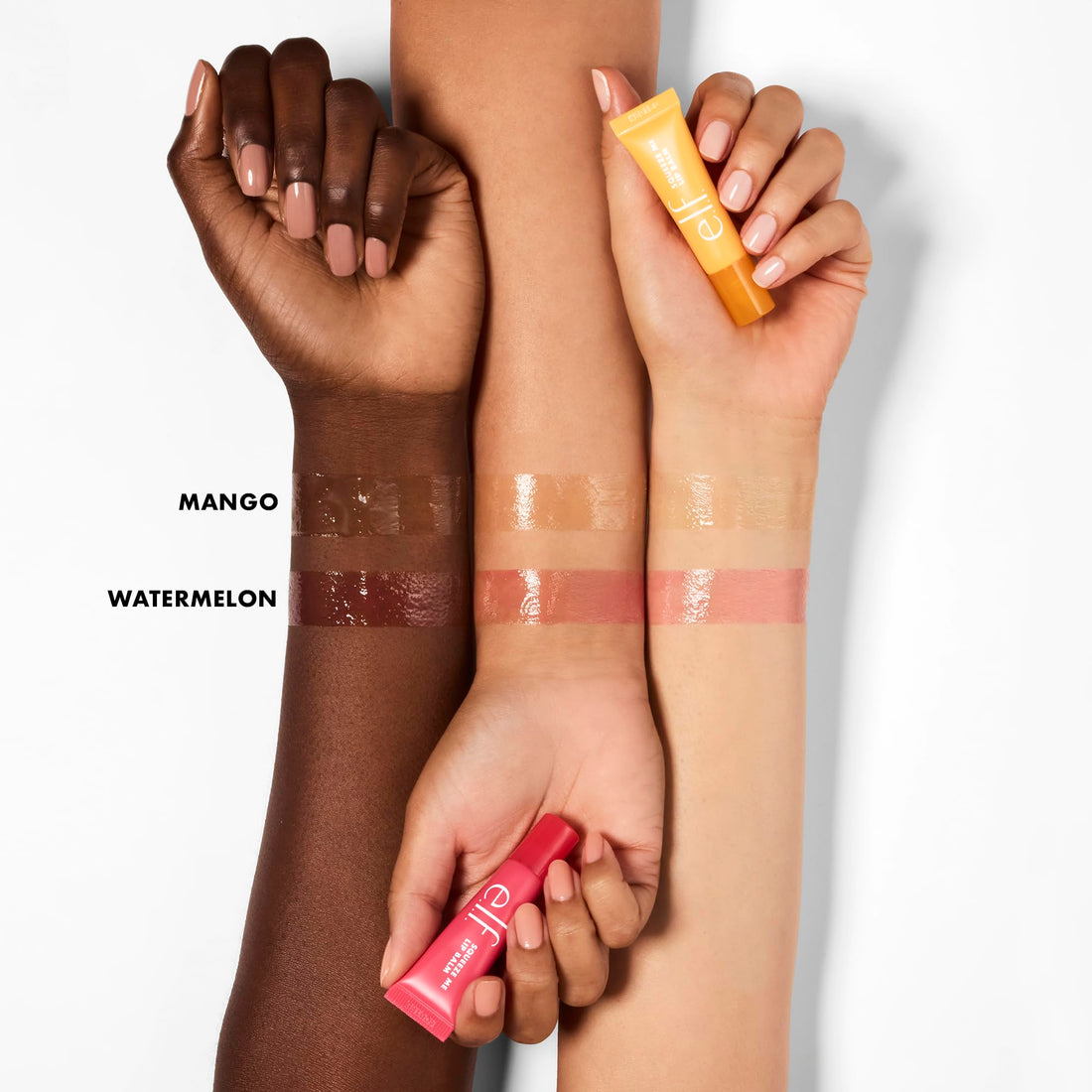 e.l.f. Squeeze Me Lip Balm, Moisturising Lip Balm For A Sheer Tint Of Colour, Infused With Hyaluronic Acid, Vegan & Cruelty-free, Strawberry