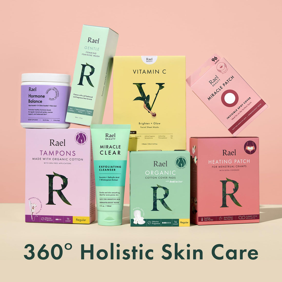 Rael Face Mask Skin Care, Collagen Face Masks - Bamboo Facial Sheet Mask, Korean Skincare, with Collagen Essence and Fruit Extracts, Nourishing and Moisturizing, All Skin Types (Collagen, 5 Sheets) Halalzen