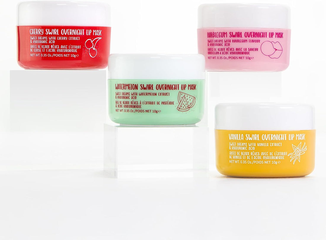 W7 Sweet Dreams Swirly Overnight Lip Mask - Cherry, Watermelon, Bubblegum & Vanilla - Lip Treatments Halalzen