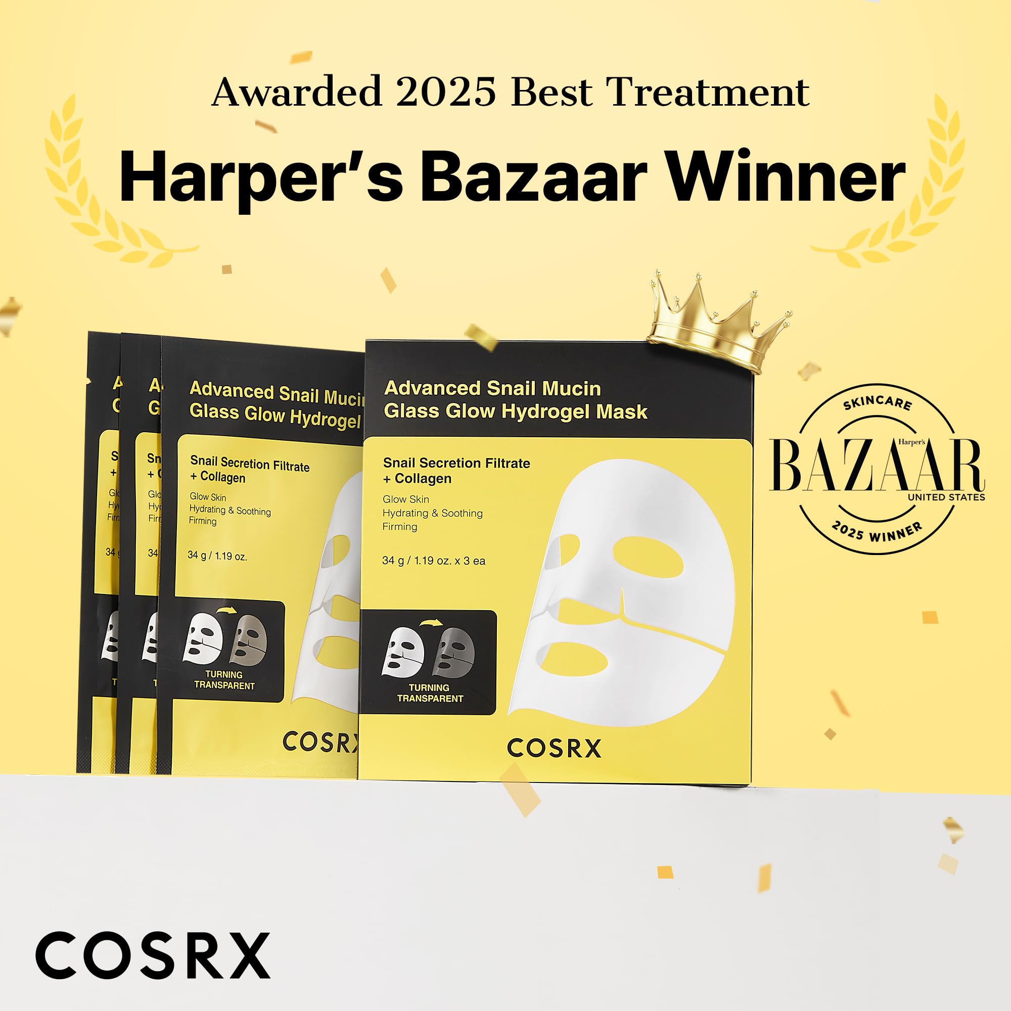 COSRX Advanced Snail 92 All in One Cream Korean Snail Mucin Face Cream & Gel Moisturiser for Dry Sensitive and Anti Aging Skin, Daily Soothing and Moisturising Cream, Korean Skincare 100g
