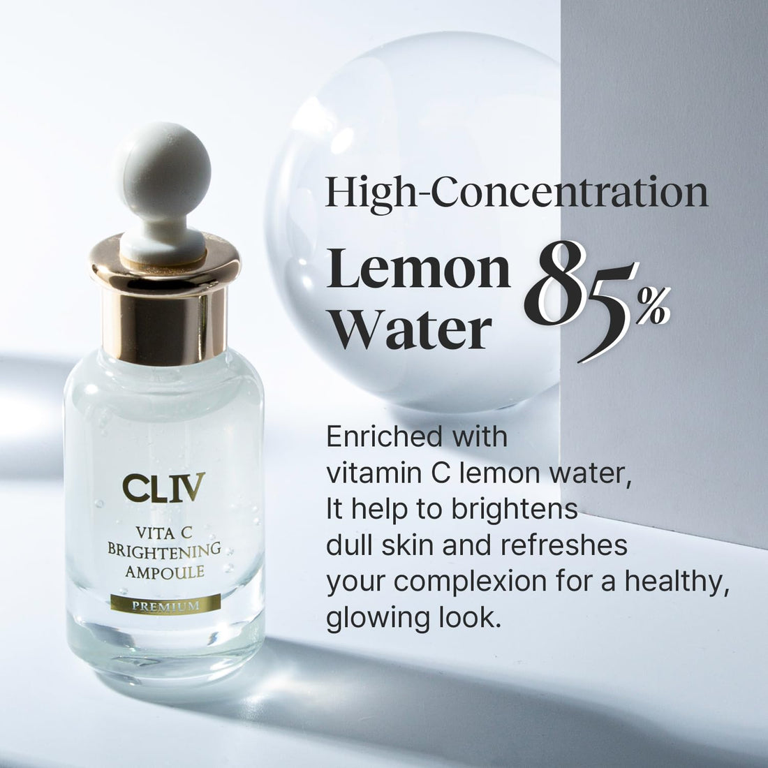 CLIV Multi Hyaluronic Hydrating Ampoule | 85% Hyaluronic Acid, 8-Layer Hydration, Ceramides & Panthenol for Deep Moisture Care | Korean Skincare Nourishing Serum | 1.01 Fl Oz (Pack of 1) Halalzen