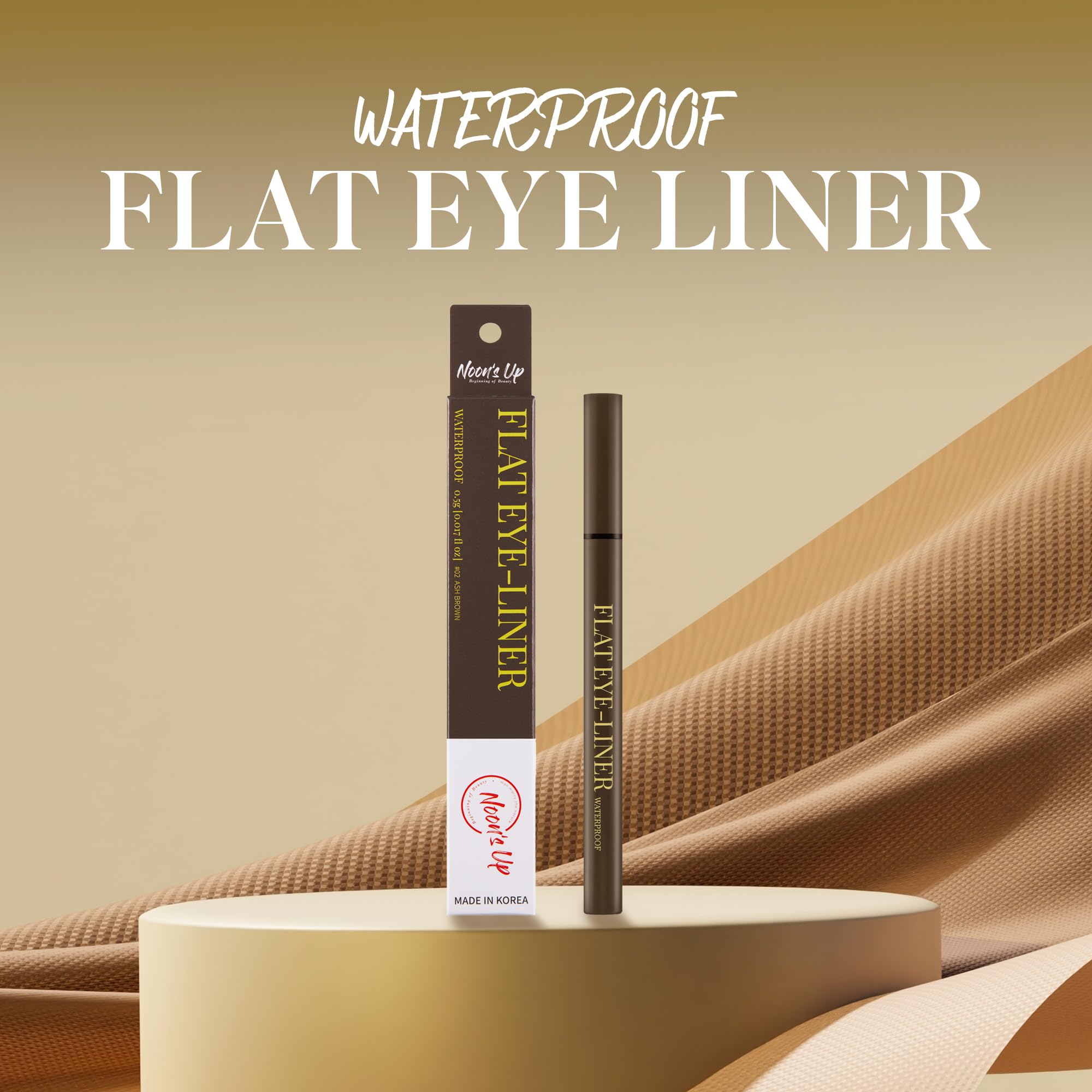 Liquid Precision Eyeliner Pen, Waterproof & Smudge-Proof, Long-Lasting Black Eye Liner, Fine & Bold Lines, 0.5g Halalzen