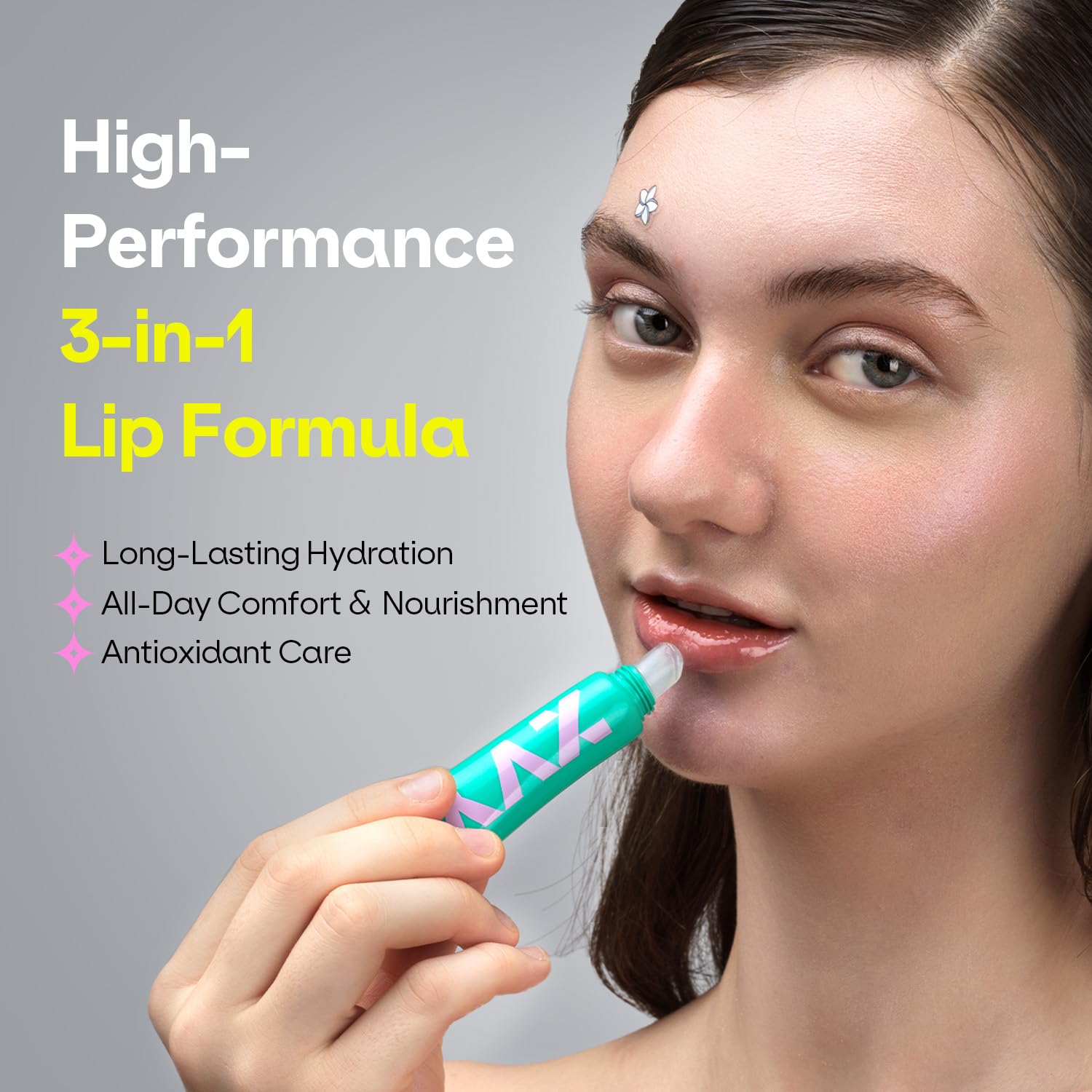 Overnight Lip Mask & Hydrating Lip Balm – Korean Lip Treatment for Dry Chapped & Cracked Lips – Glossy Non-Sticky Finish with Hyaluronic Acid, Shea Butter & Plant-Based Collagen – Squeeze Tube Halalzen