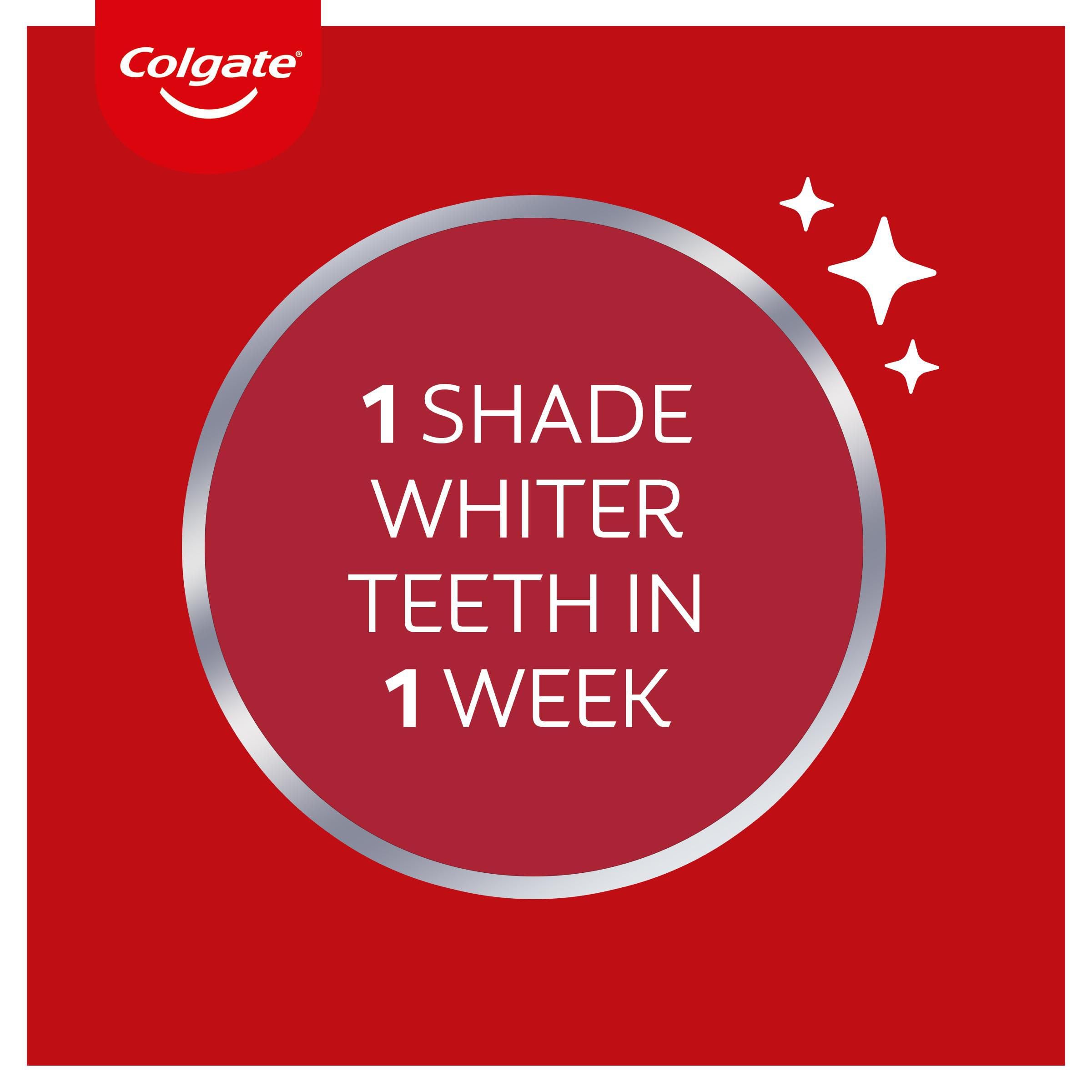 Colgate Max White Optic Toothpaste 4X75ml - Teeth Whitening Toothpaste - Clinically Proven Formula - Removes up to 100% of Surface Stains - Optic Brighteners Instantly Whiten Teeth