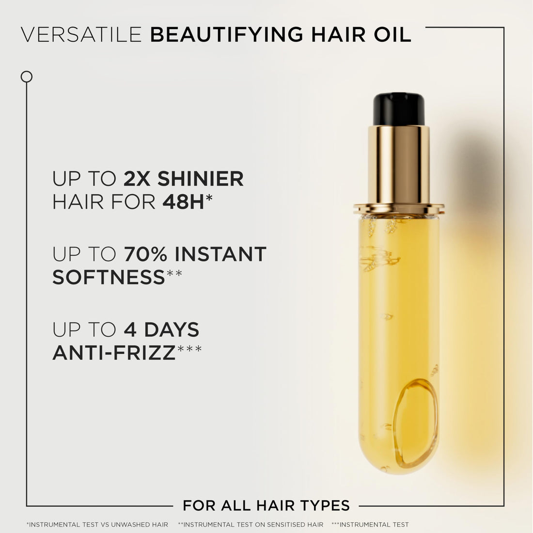 Kérastase Elixir Ultime Hair Oil, Nourishes Dull Hair, For All Hair Types, Strengthens and Protects Hair From Heat, With Argan and Camellia Oil, L'Huile Originale