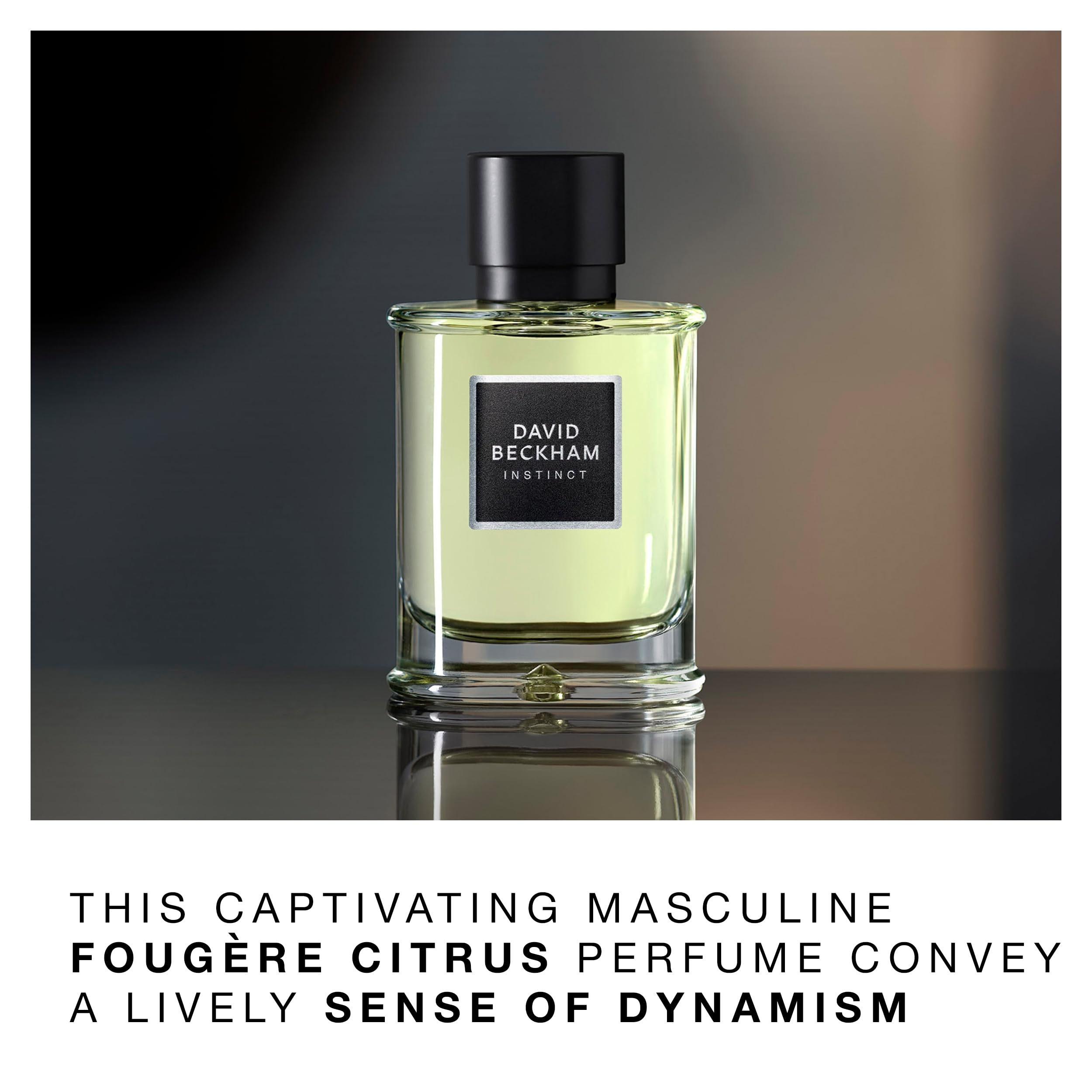DAVID BECKHAM Instinct - Eau de Parfum for Men - Vibrant Fragrance with Notes of Bergamot, Cardamom and Patchouli - Long Lasting - 75ml