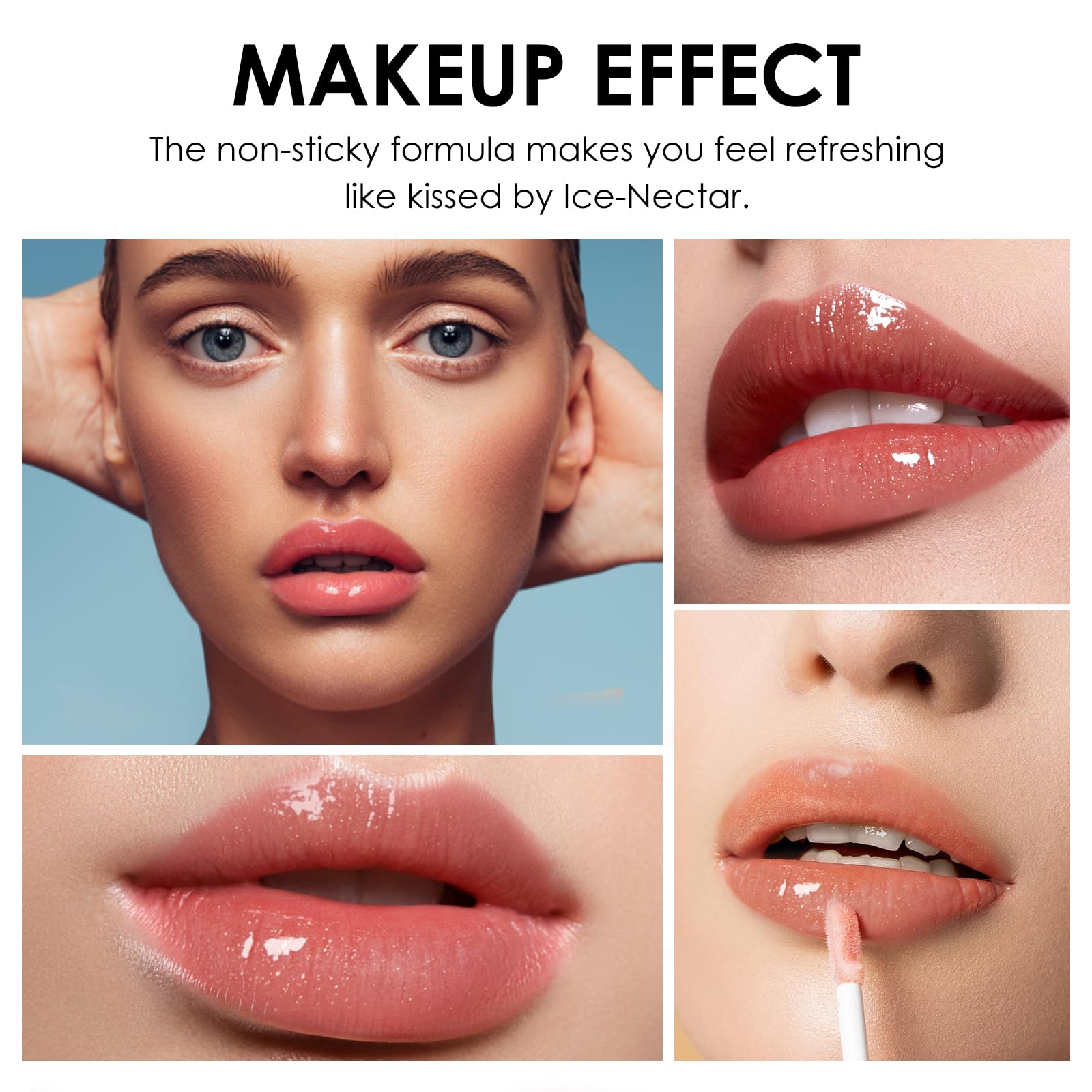 LANGMANNI 12Pcs Lip gloss Collection Makeup Set,Shiny Smooth Soft Liquid Lip Glosses Lip Stain With Rich Varied Colors For Girls And Women Makeup(Color-A) Halalzen