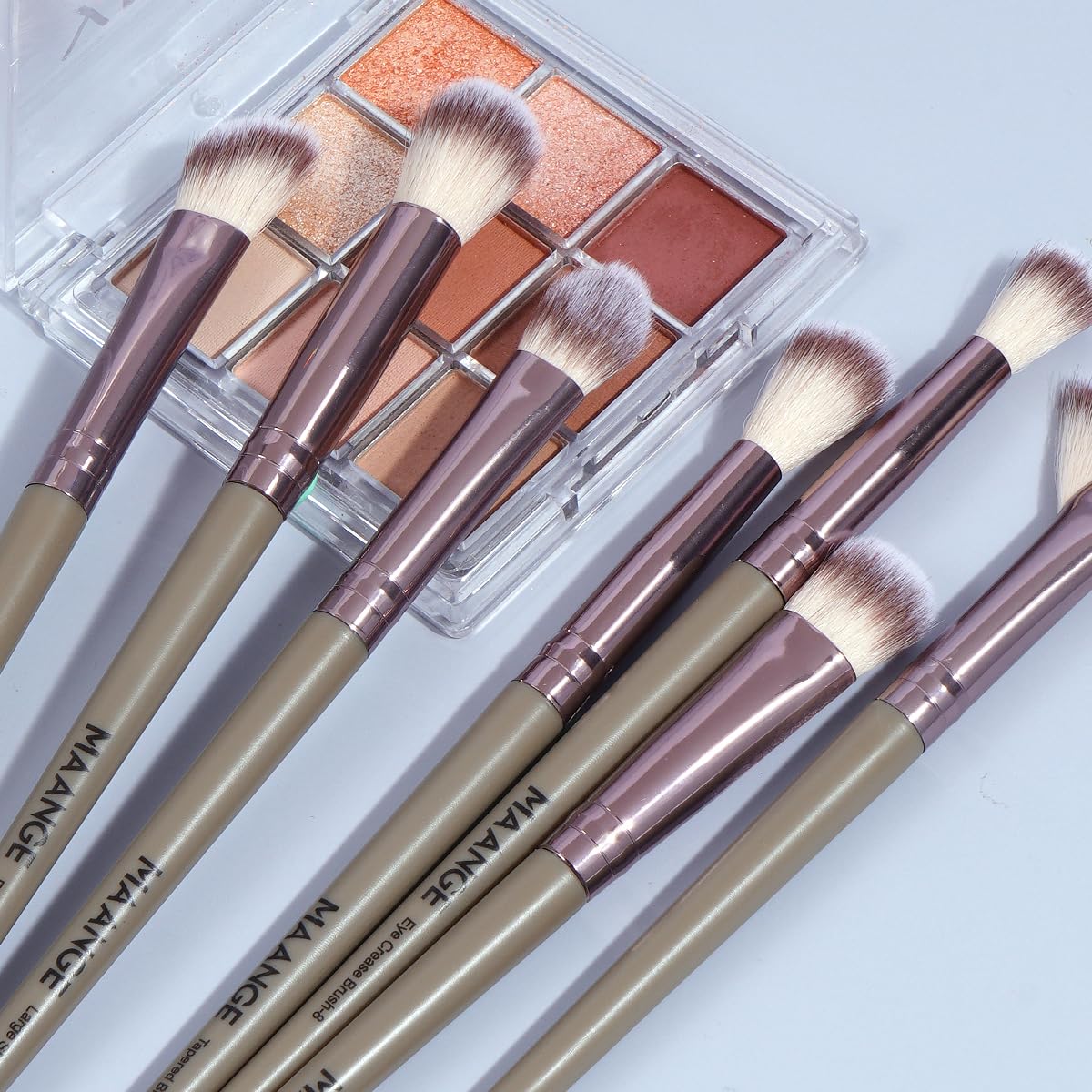 MAANGE Makeup Brushes, 51 Pcs Makeup Tool Set Multi-functional Makeup Brush Set Foundation Powder Blush Concealers Eyeshadows Make up Brushes(Champagne) Halalzen