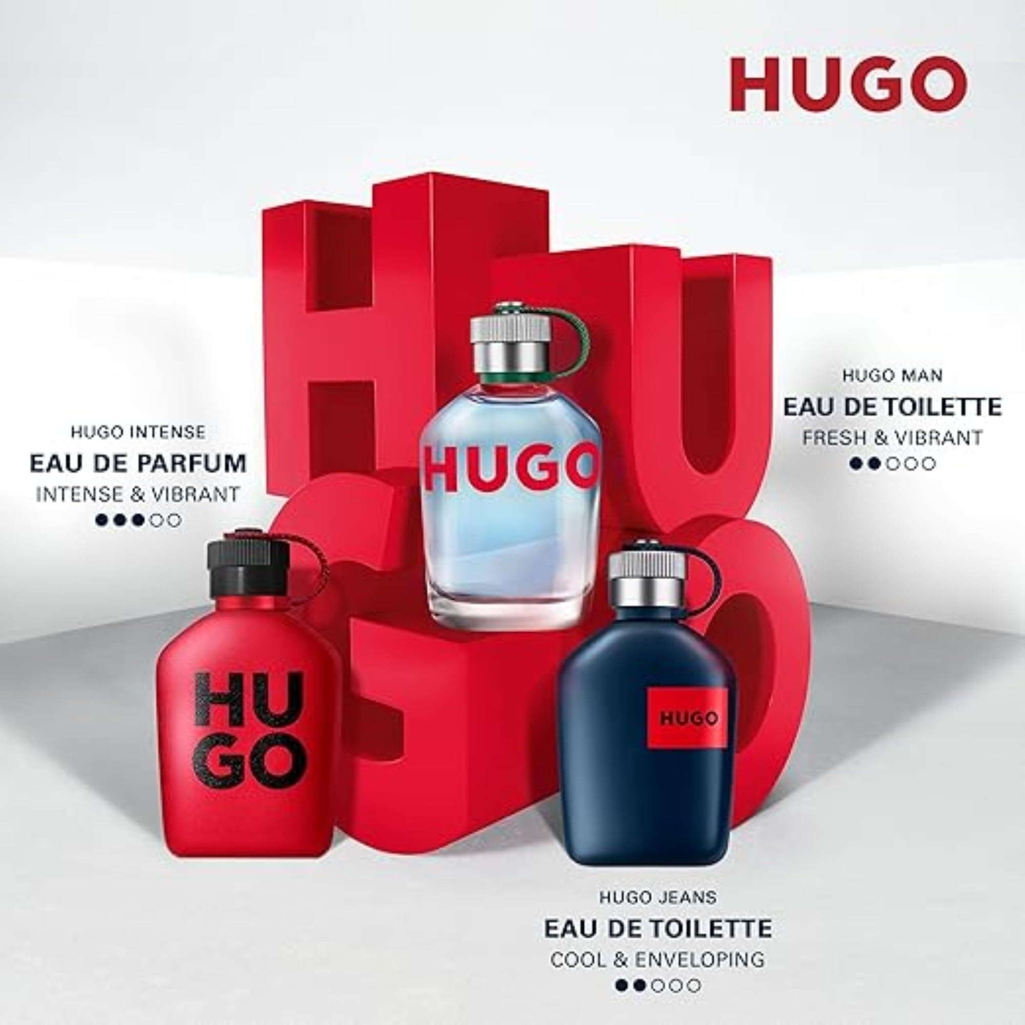 HUGO Man Eau de Toilette, Men's Perfume, Notes of Crispy Green Apple and Fir Balsam, Aromatic Fragrance, Medium Longevity