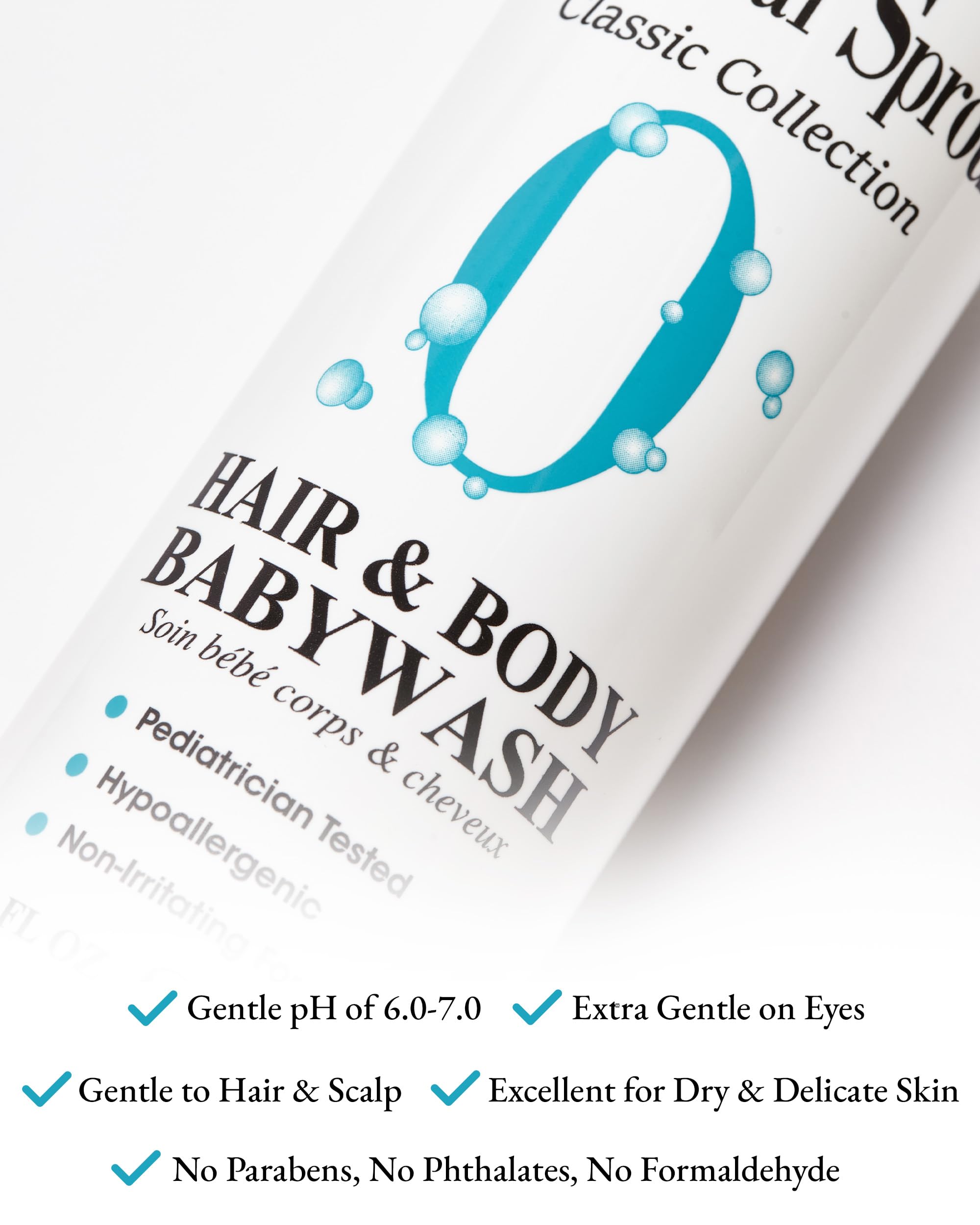 Kids Shampoo and Body Wash - Original Sprout Hair & Body Babywash - 2-in-1 Adults & Kids Bath Wash with Calendula, Rosemary, Arnica & Other Botanicals for Clean Hair & Supple Skin - 354ml