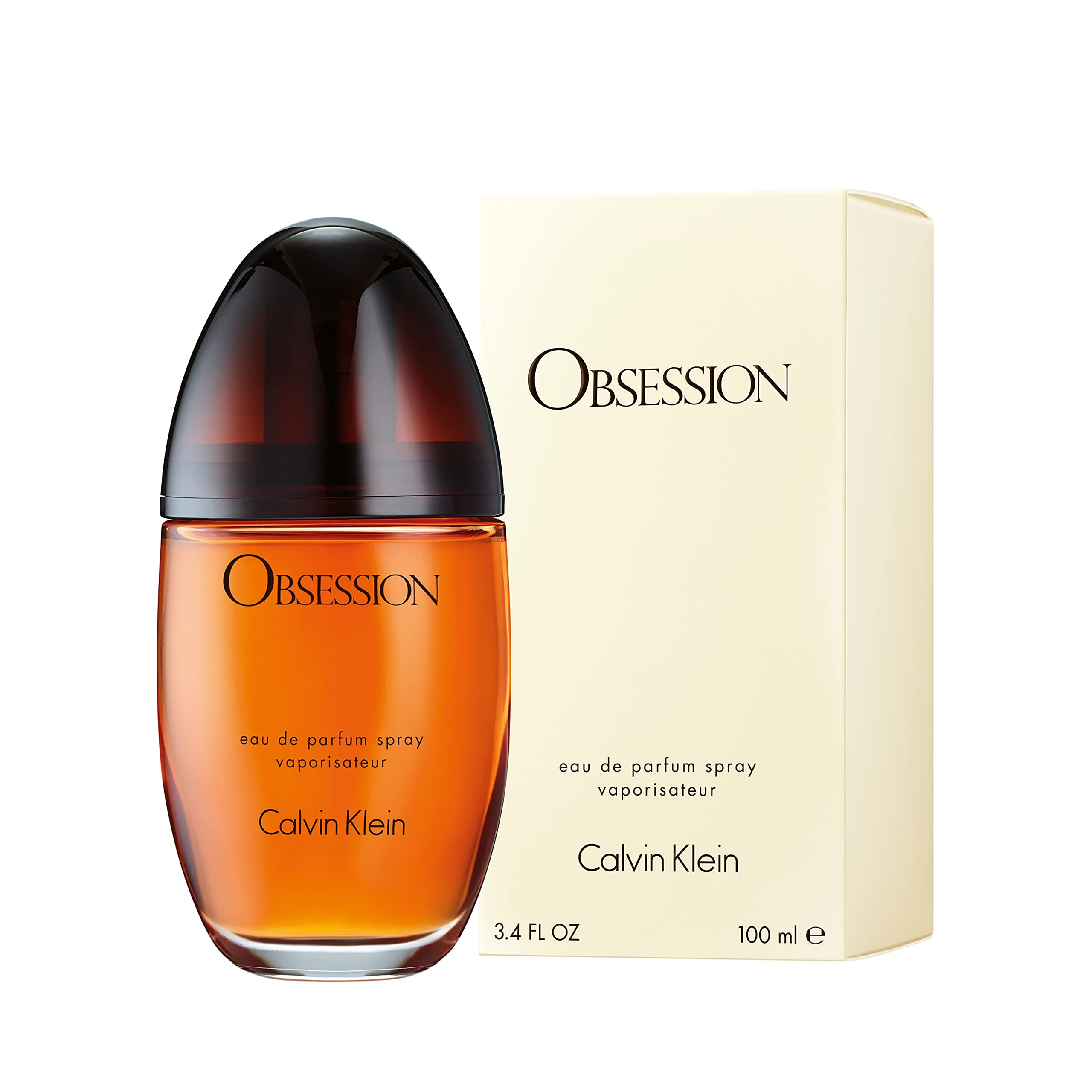 Calvin Klein Obsession for Her, Eau de Parfum, Fresh Bergamot accord With Notes of Mandarin, Lavender and Sage, Medium Longevity, 30ml Halalzen