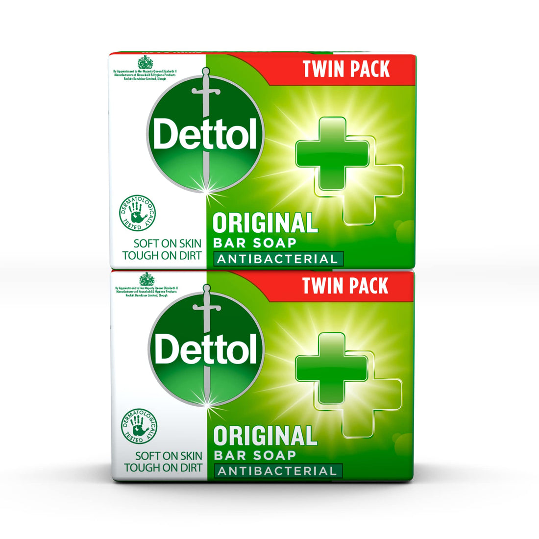 Dettol Antibacterial and Moisturings Bar Soap Original, Pack of 12 Halalzen